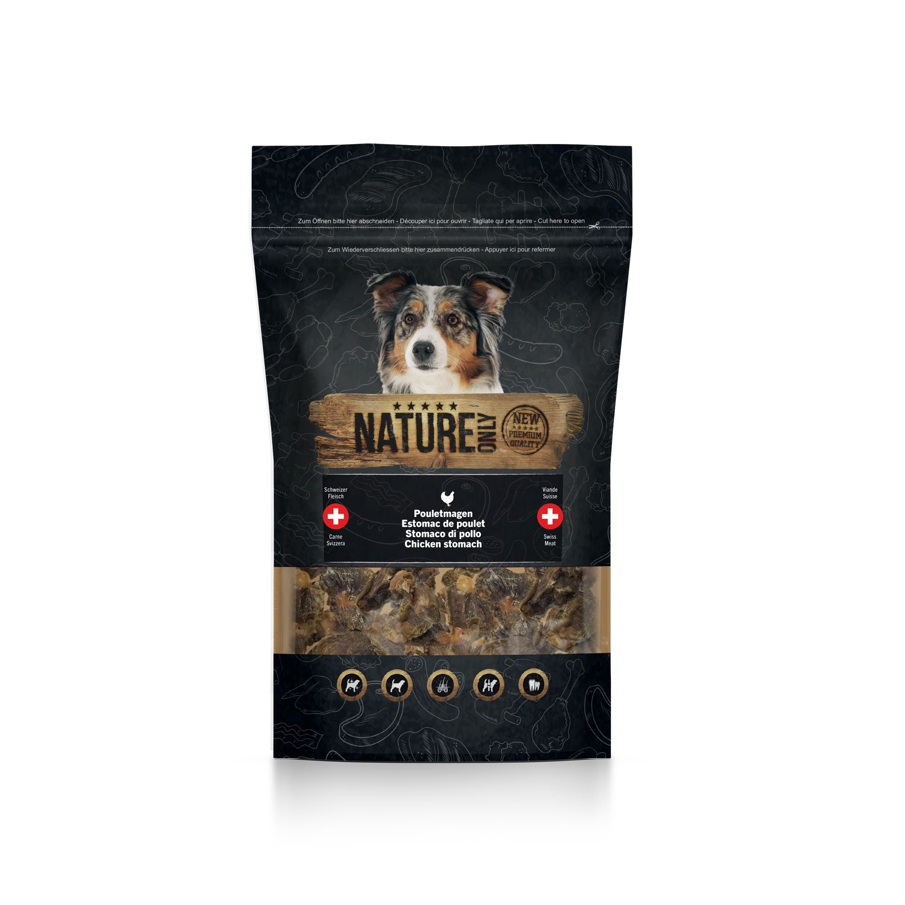 Nature Only estomac de poulet – viande suisse, 110g