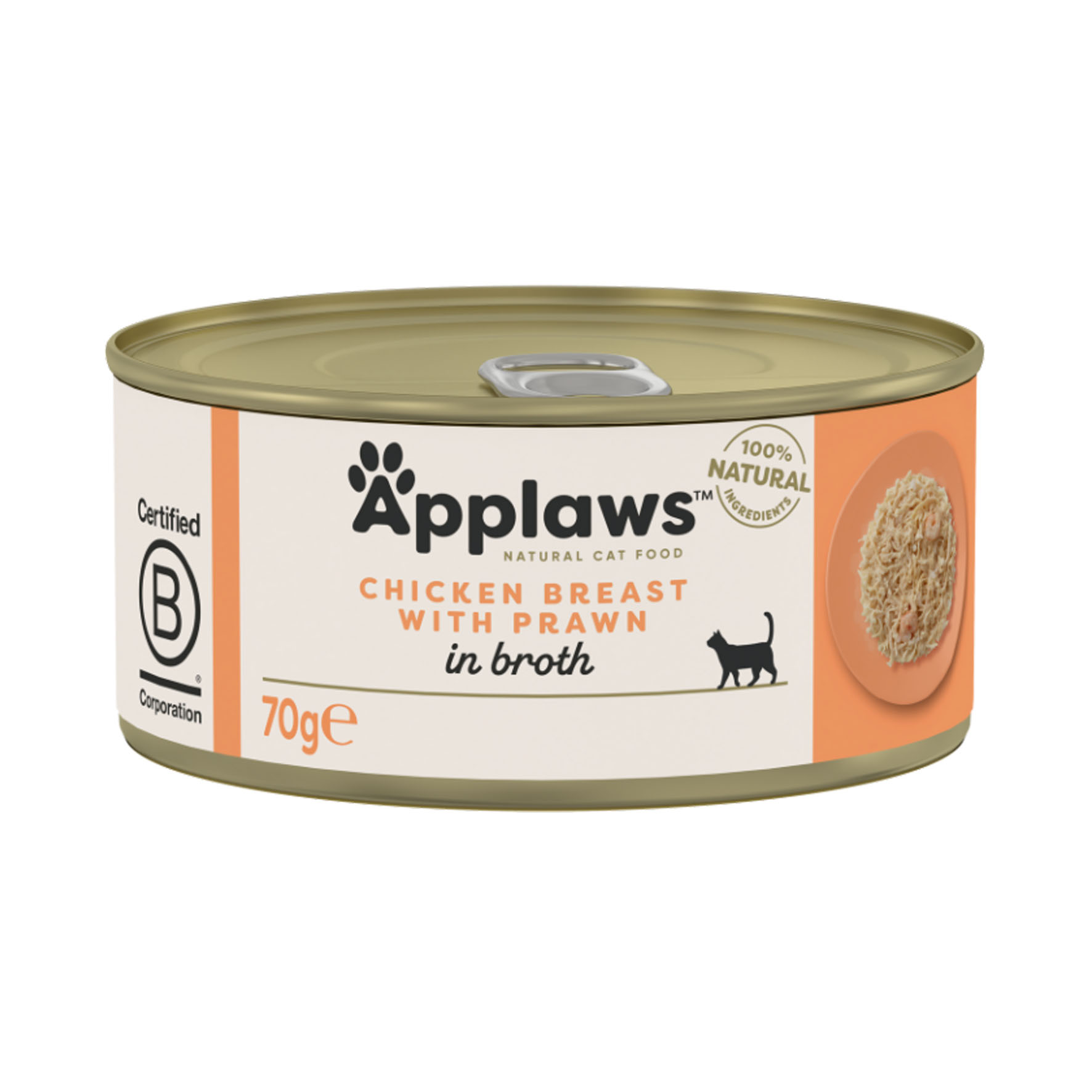 APPLAWS HÄHNCHENBRUST MIT GARNELEN IN BRÜHE, 70g