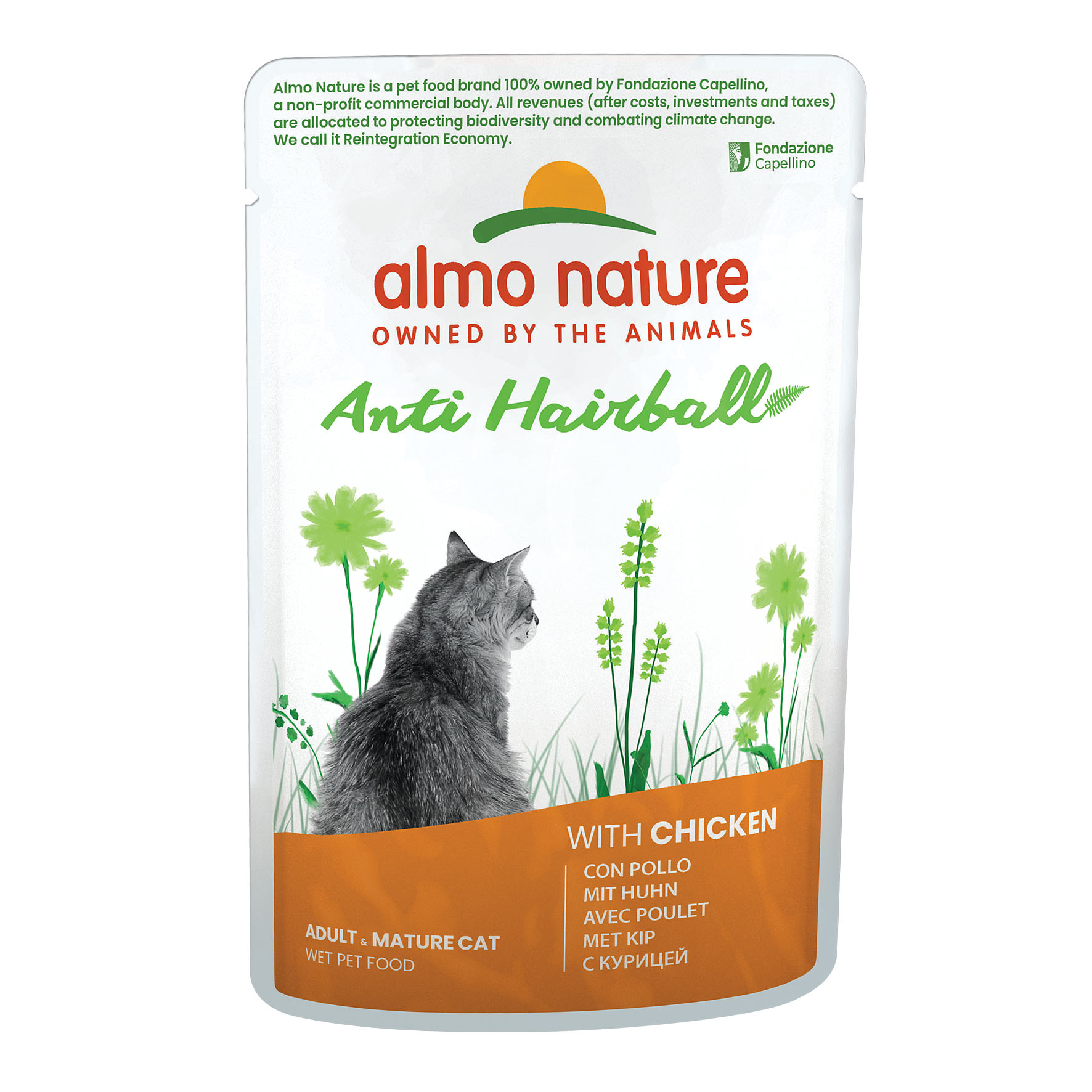 Almo Holistic Anti Hairball Huhn 70g