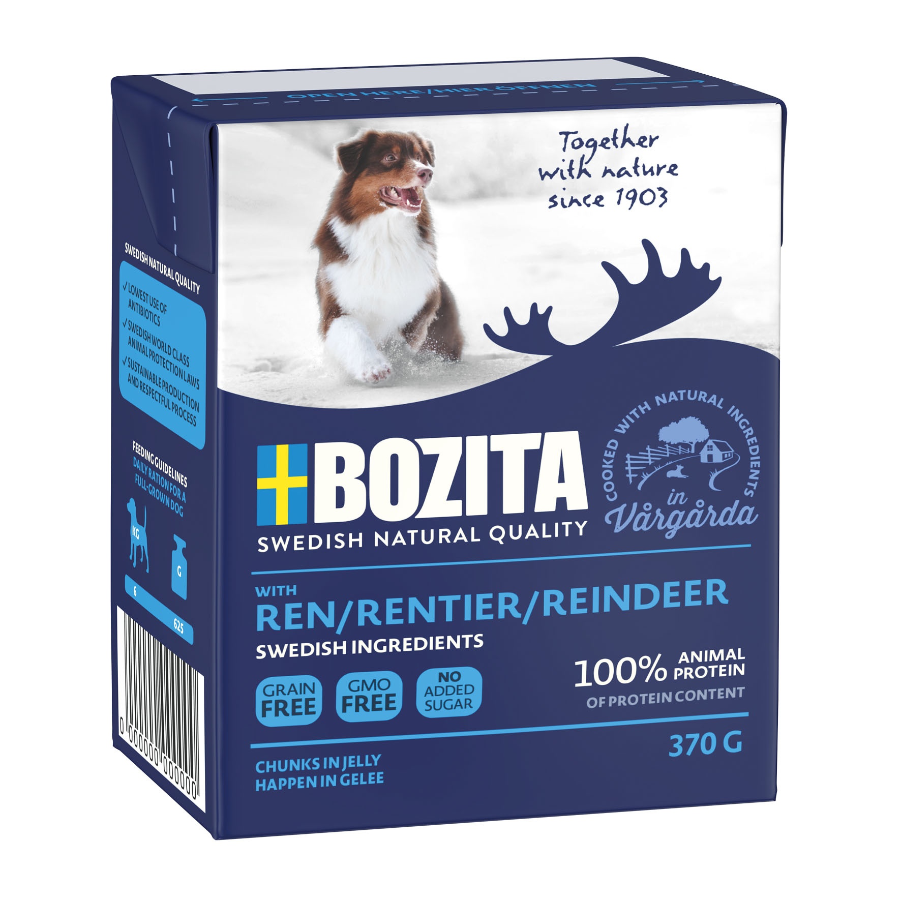 Bozita Bouchées en Gelée Renne, 370g