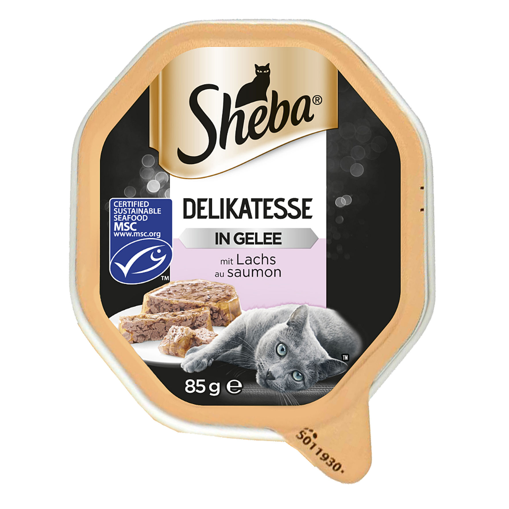 Sheba Delikatesse in Gelee mit Lachs, 85g