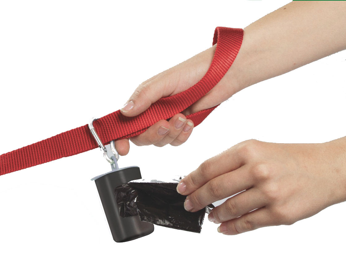 swisspet Poop-Bag Anhänger mit Kotbeutel, 2x20er-Rollen