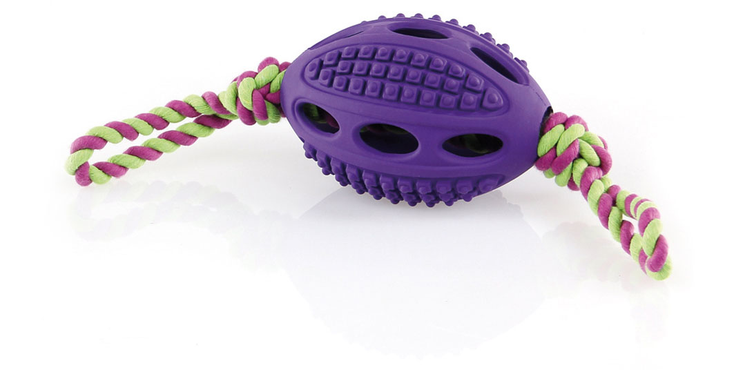 swisspet Go Dog Football, 32cm, violett