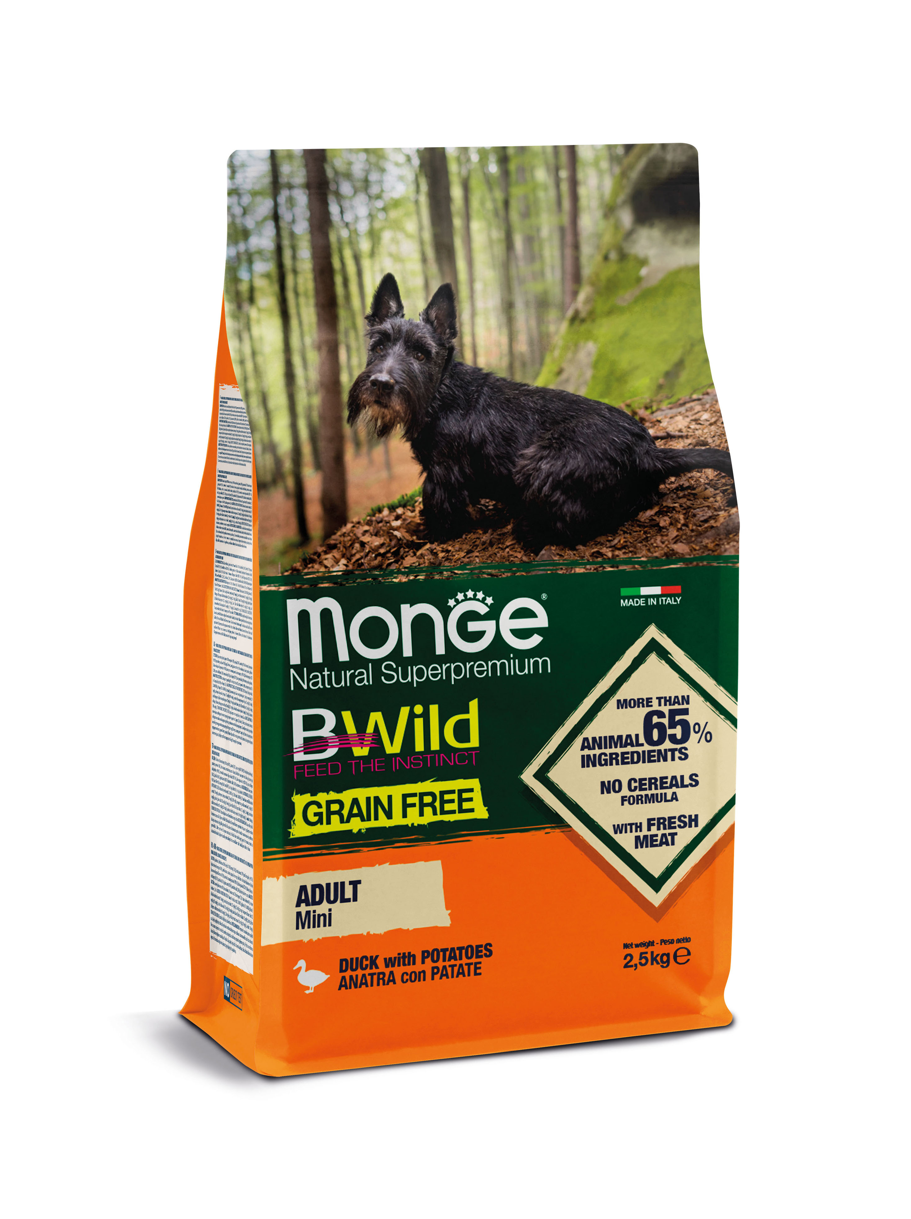 Monge BWild Ente Mini Adult Ente 2,5kg