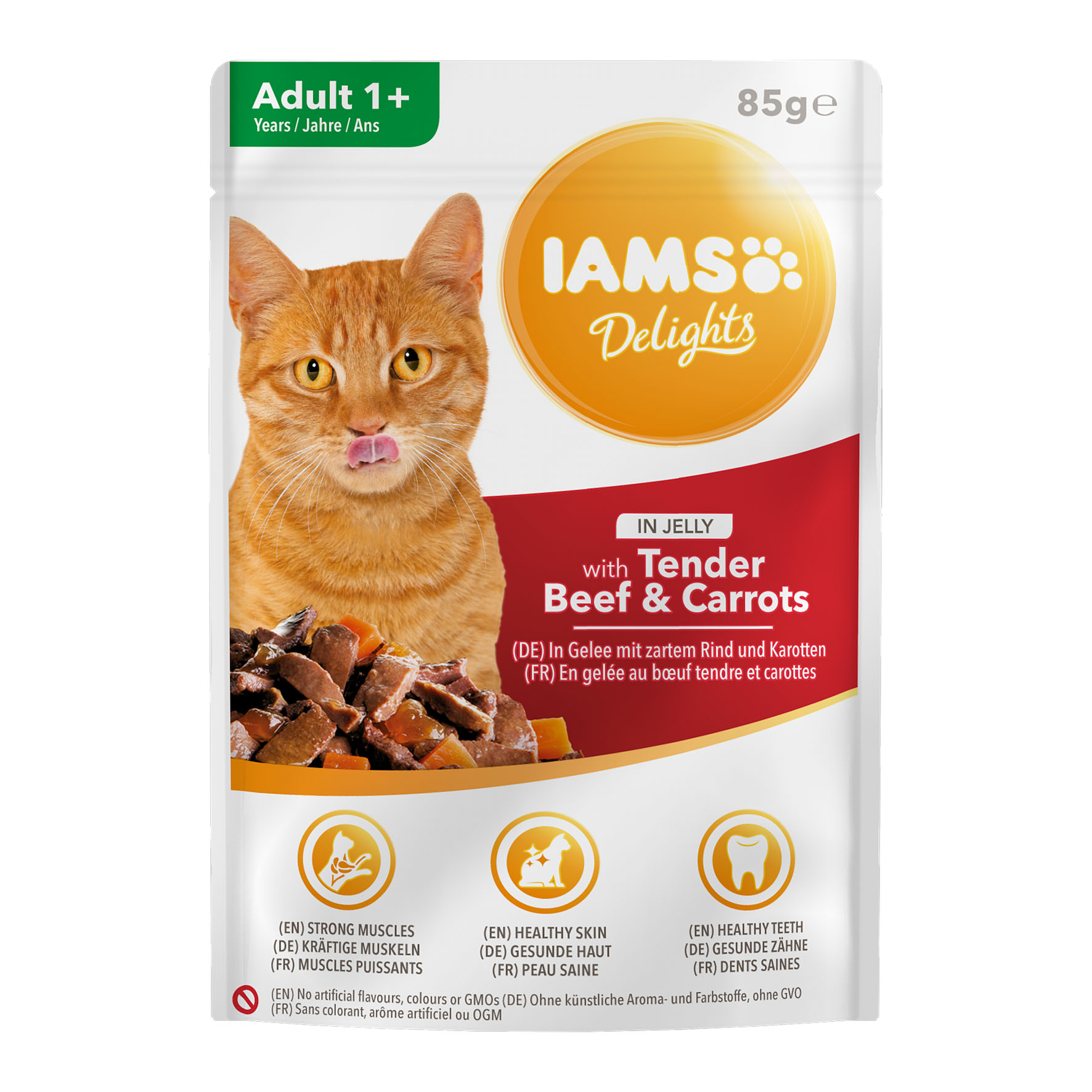  Iams Delights Adult Rind & Karotte