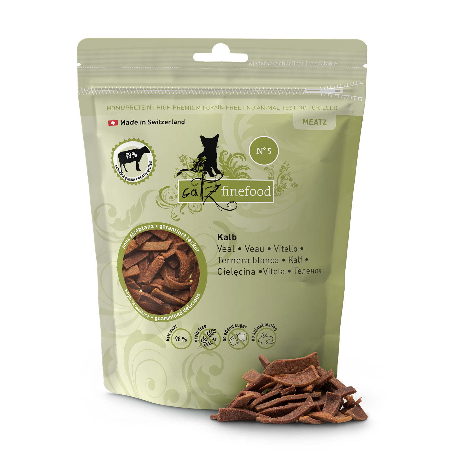 Catz Finefood Meatz N° 5 mit Kalb