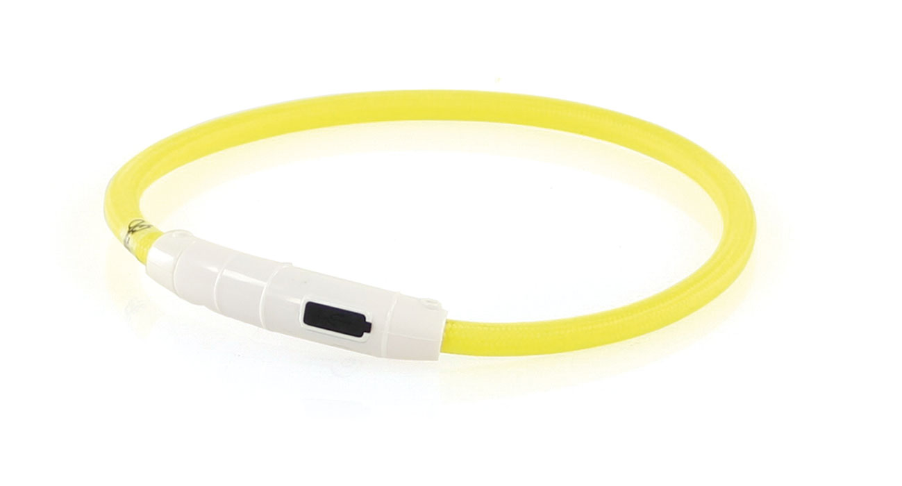 swisspet collier universel lumineux Plus, jaune