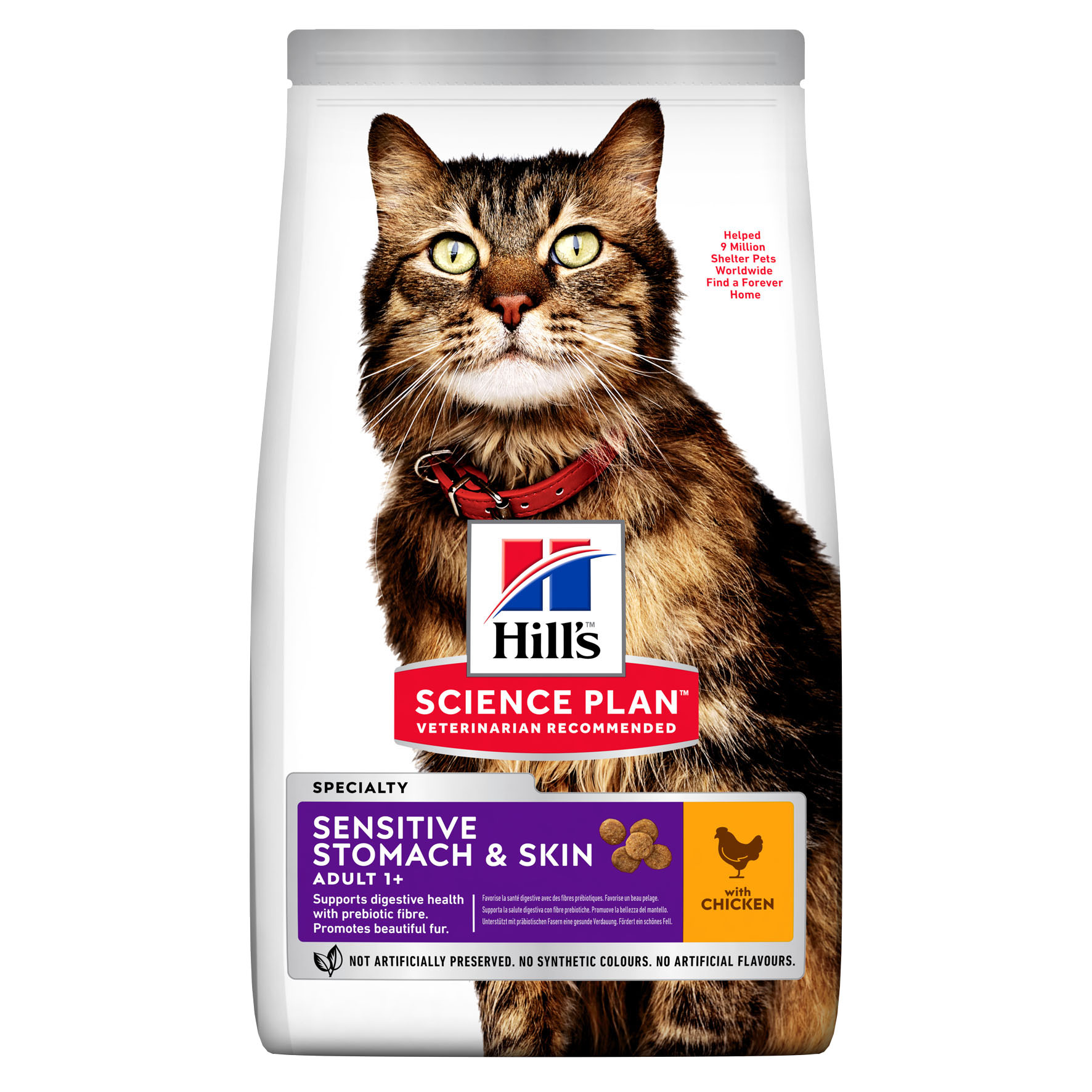 Hill's Science Plan Feline Adult Sensitive Stomach & Skin Chicken 1.5kg