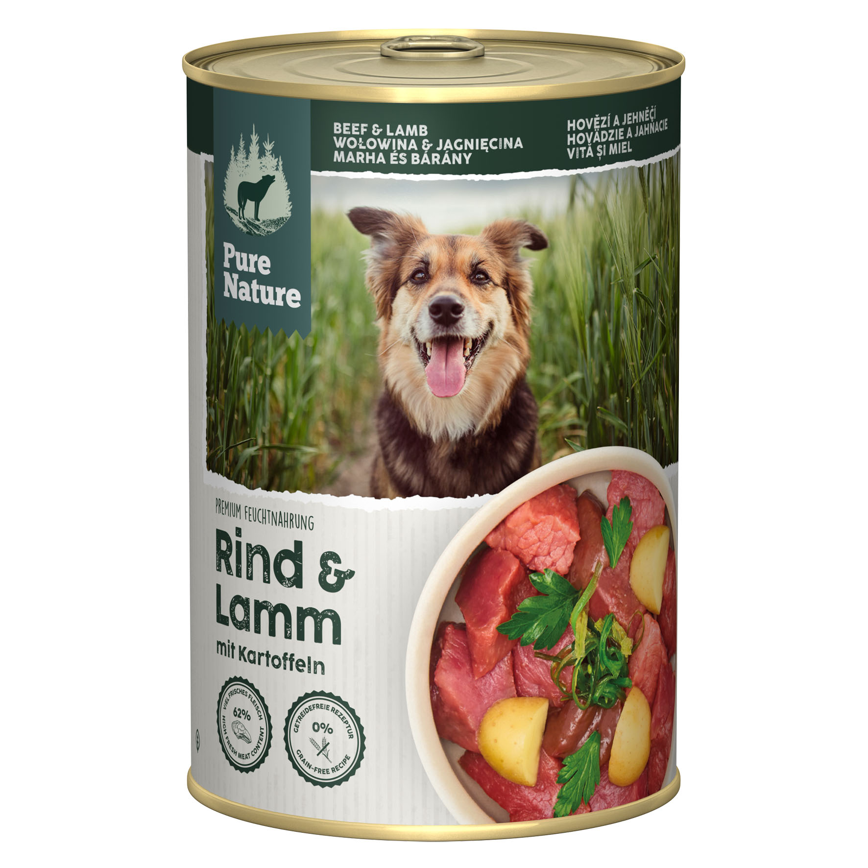 PureNature Rind und Lamm mit Kartoffel, 400g