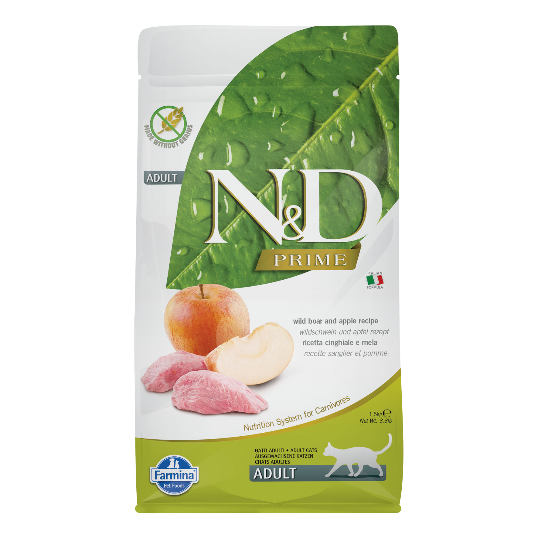 Farmina Cat Prime Adult Sanglier & Pomme 