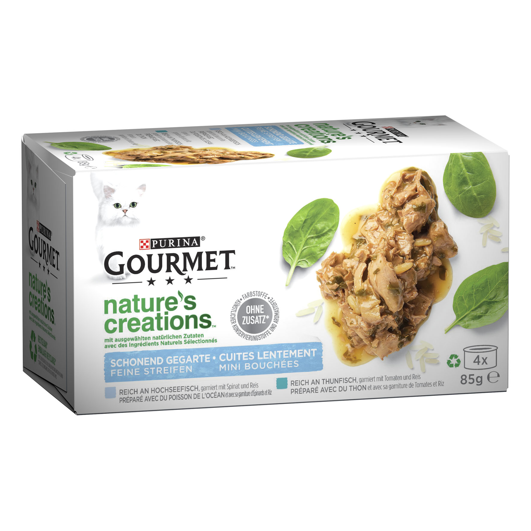 Gourmet Nature's Creation Fisch, 4x85g