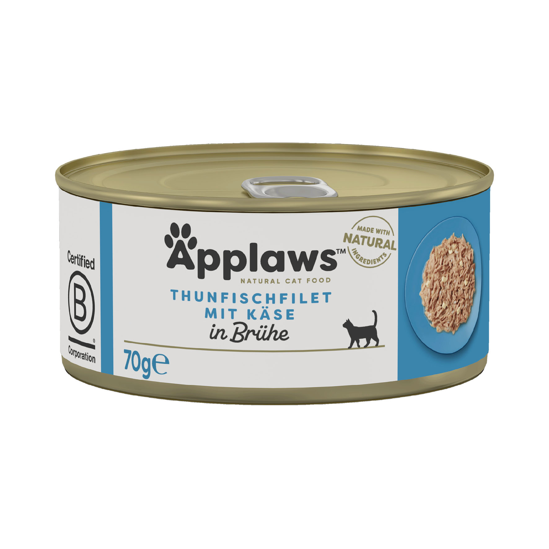 Applaws Tin Tuna Fillet & cheese 70g