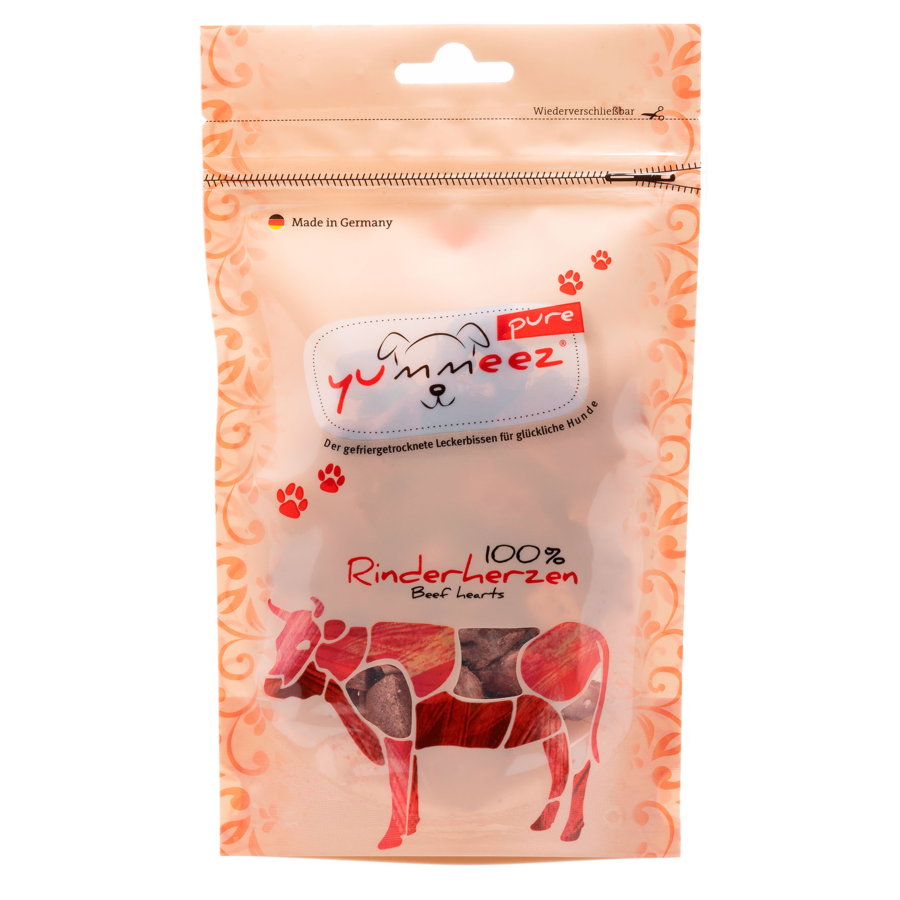 Yummeez Pure Rinderherzen 35g