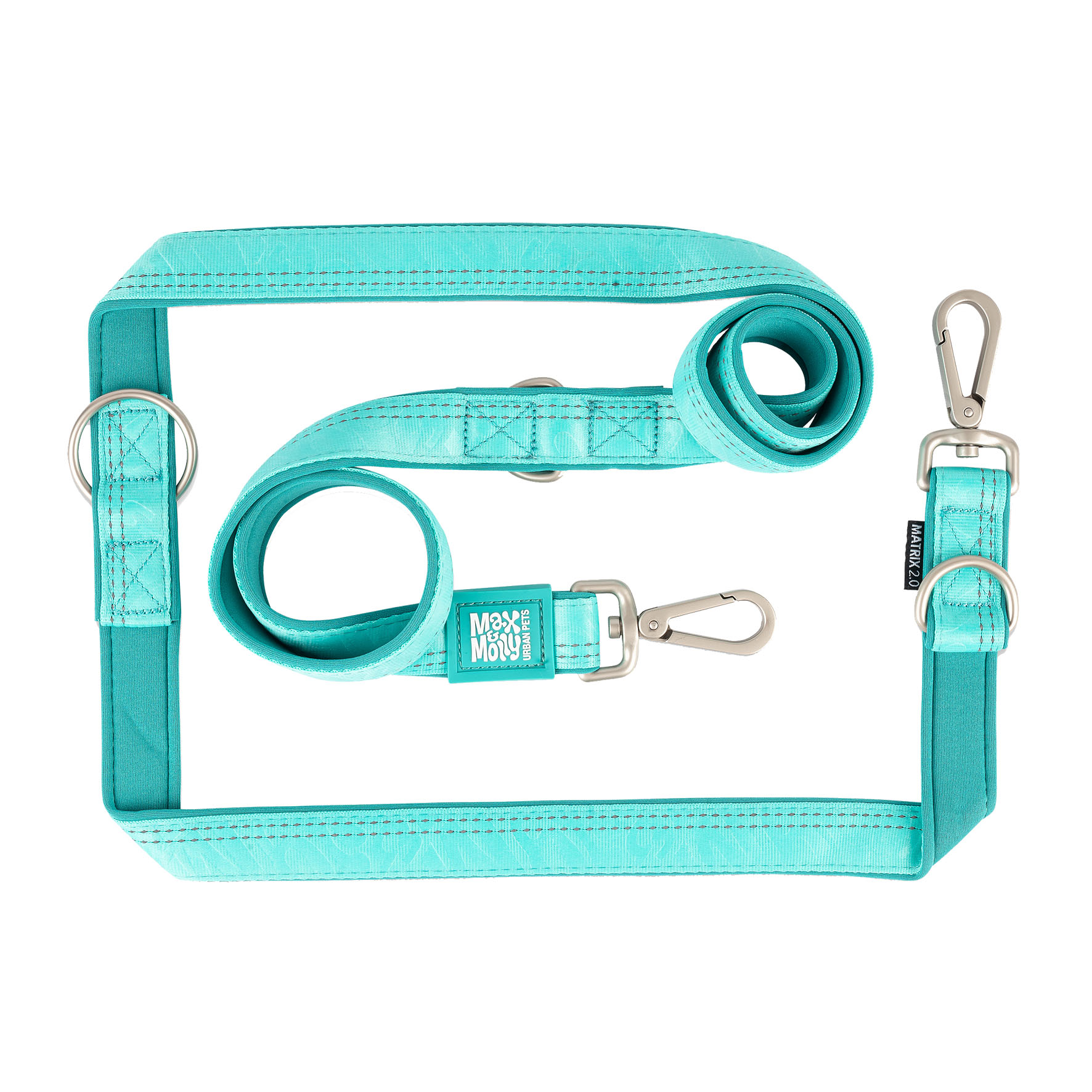 Max&Molly Laisse multifonction turquoi/L, 2.5cmx200cm