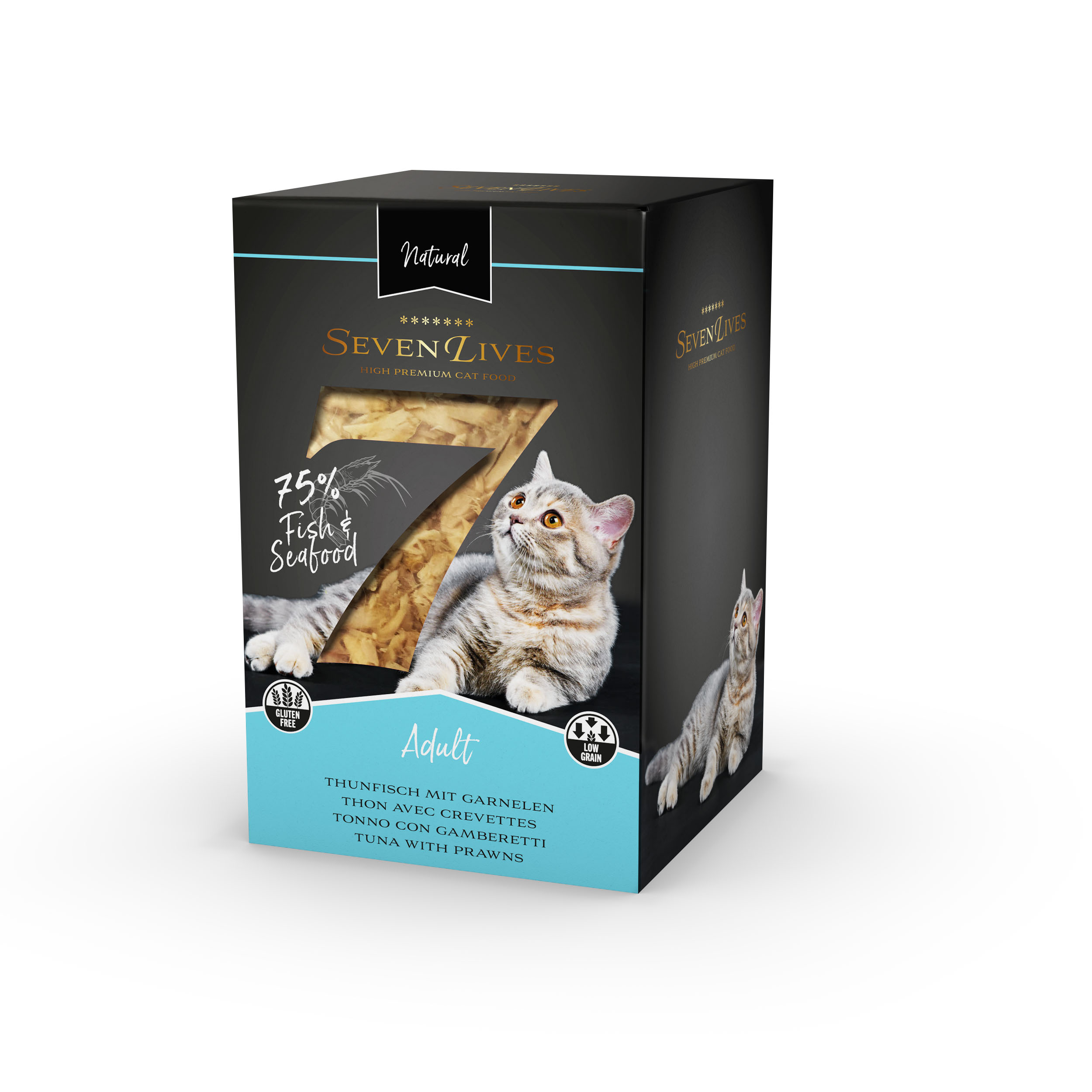 SevenLives Adult Thunfisch mit Garnelen