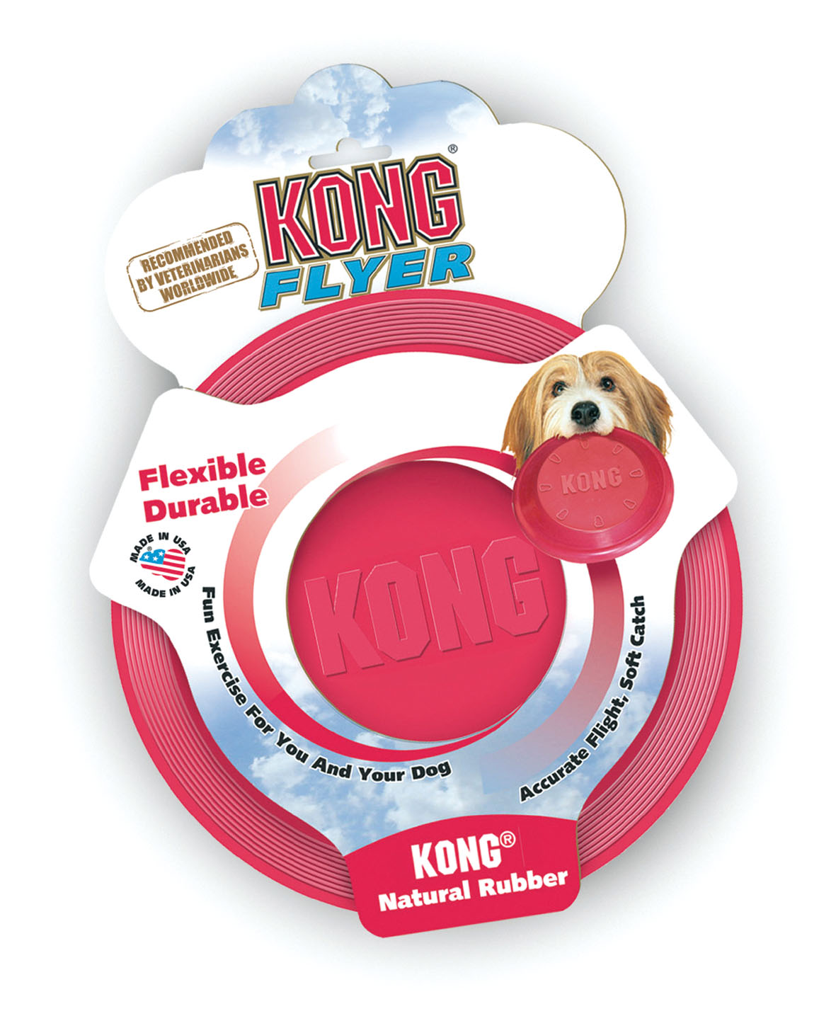 Hundespielzeug KONG Classic Flyer
