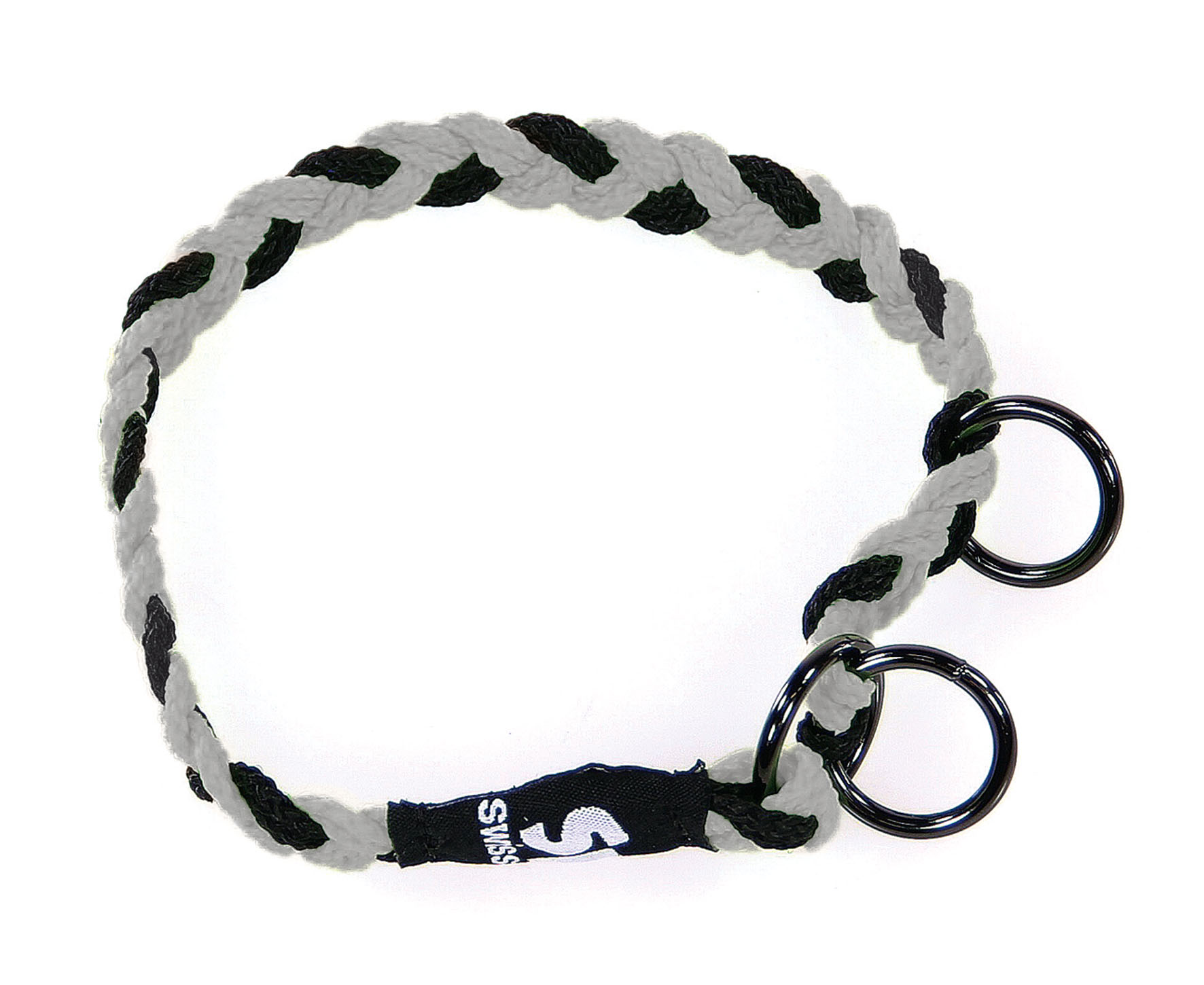 swisspet Halsband, schwarz-grau