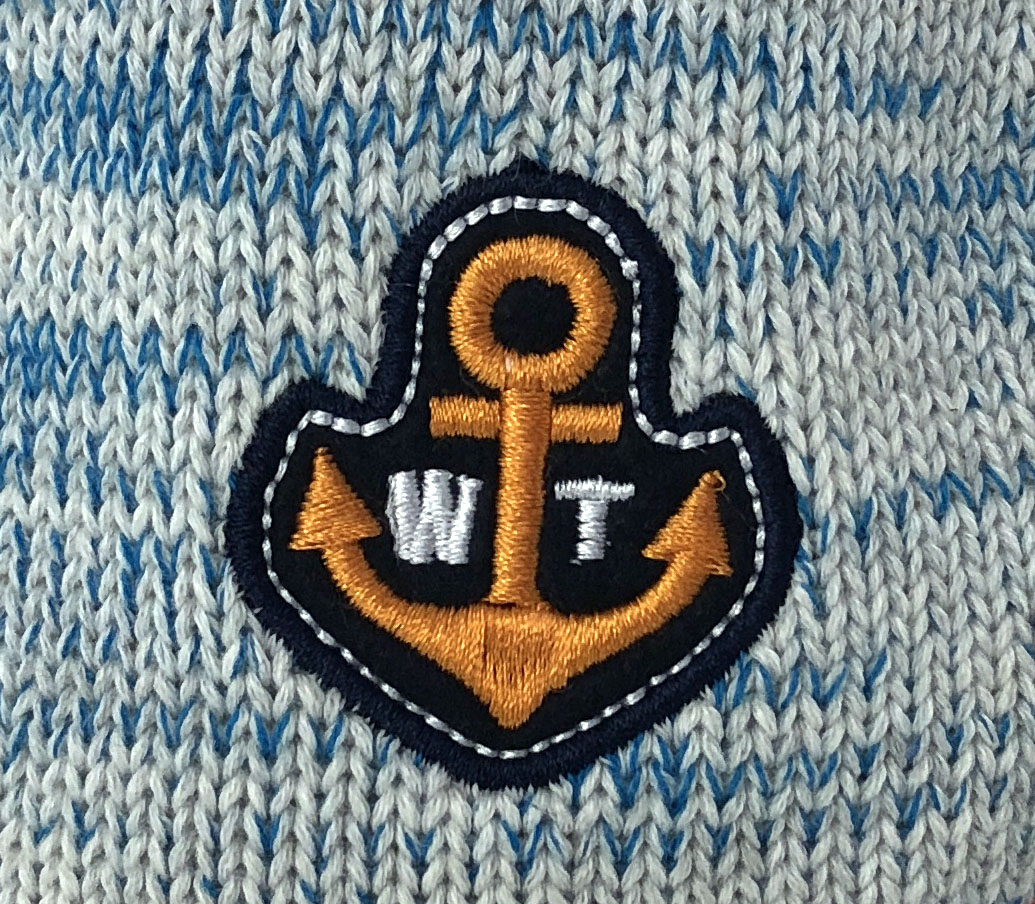 Trendline pullover pour chiens Anchor, bleu, XS