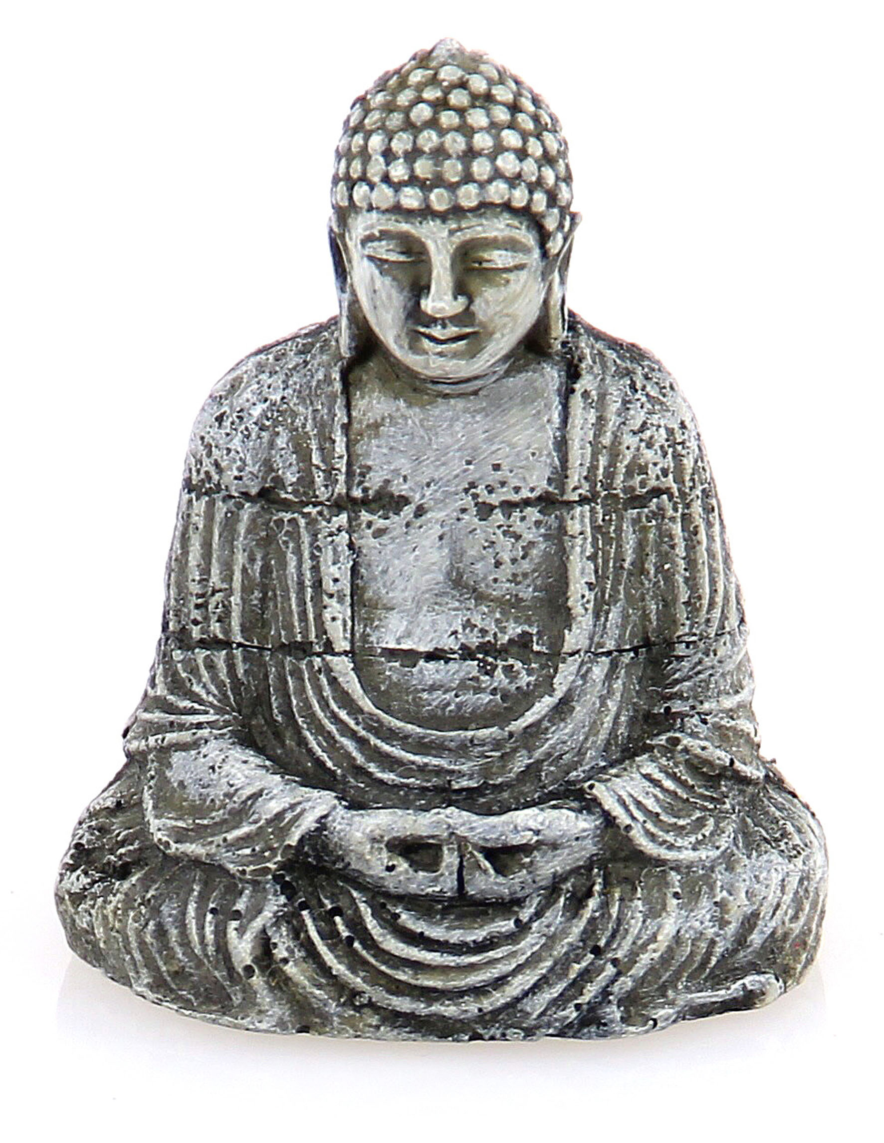 Amazonas Buddha, klein 6x4.5x7.2cm, silbern