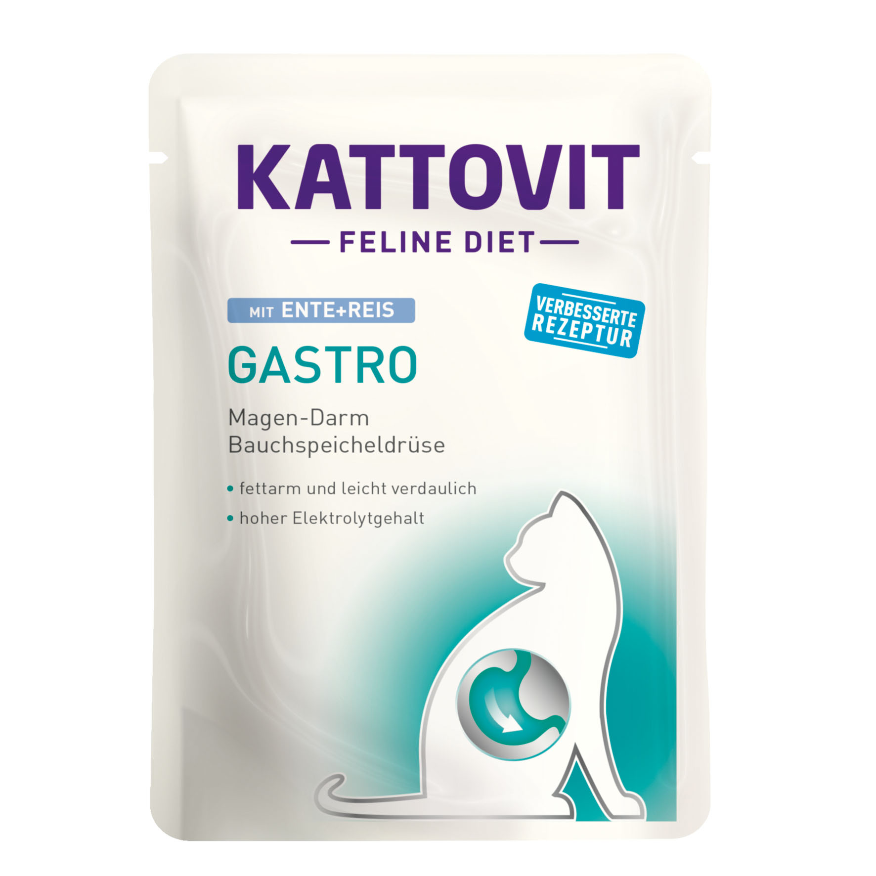 Kattovit Gastro Ente und Reis, 85g