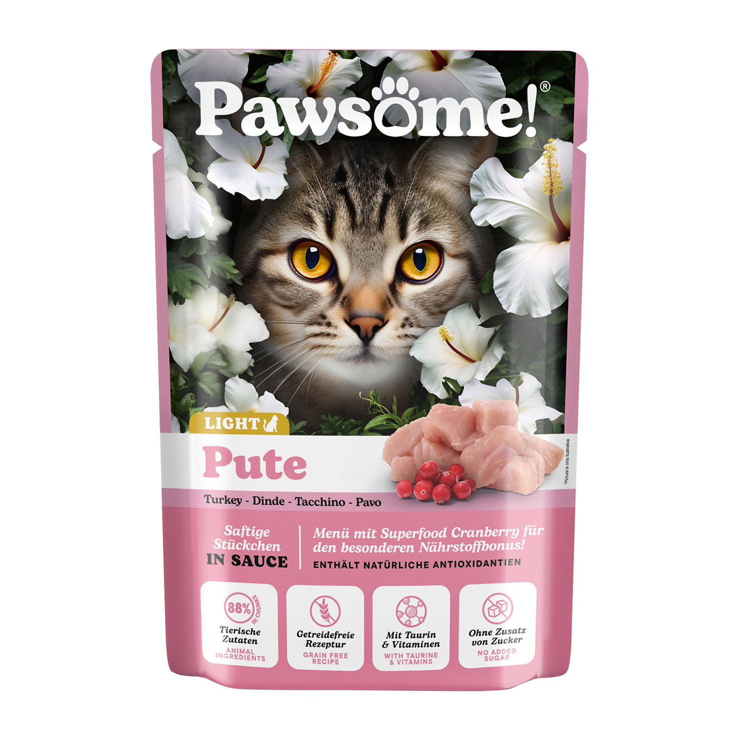 Pawsome Adult light Truthahn 85g