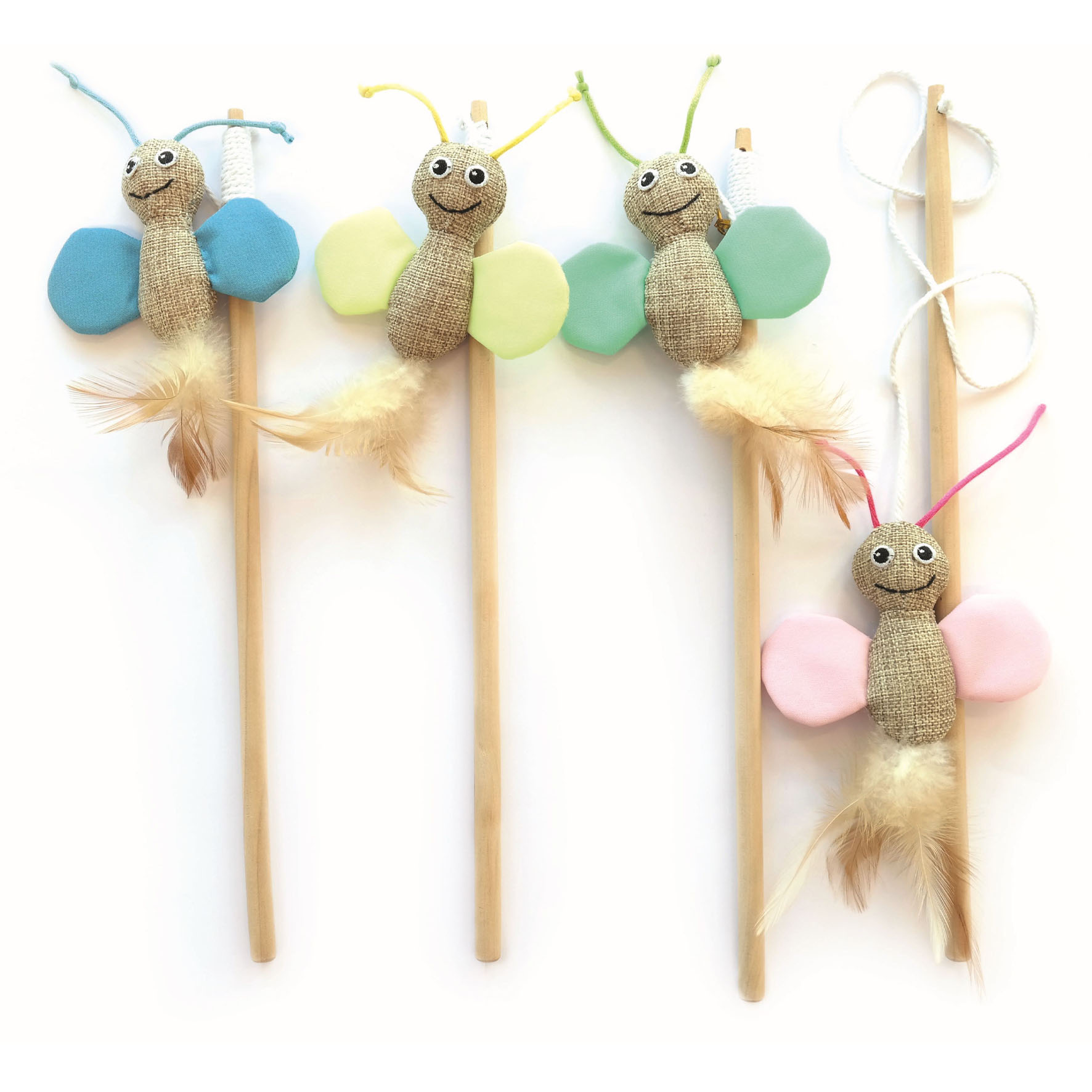 M-Pets Katzenspielangel Schmetterling, H=35m