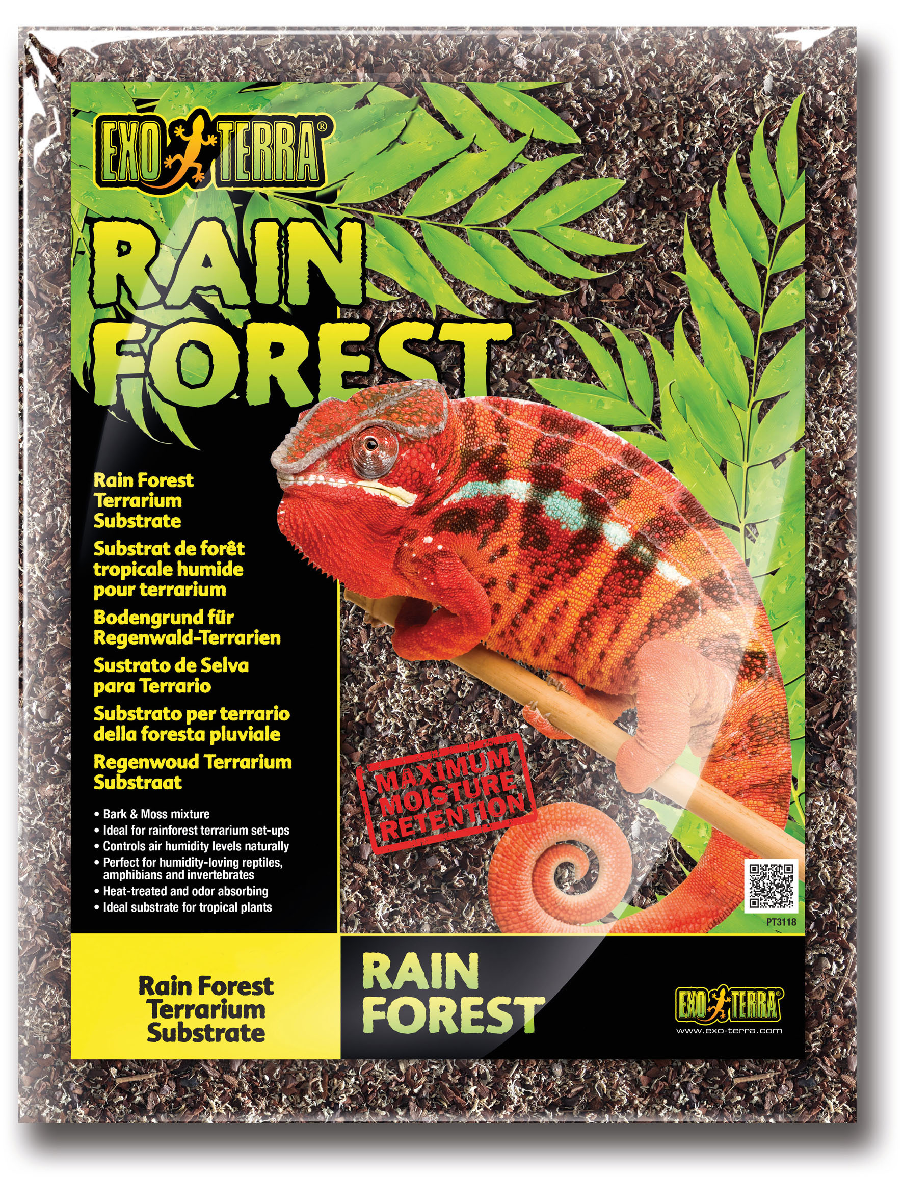 Exo Terra Rain Forest, substrat de fond