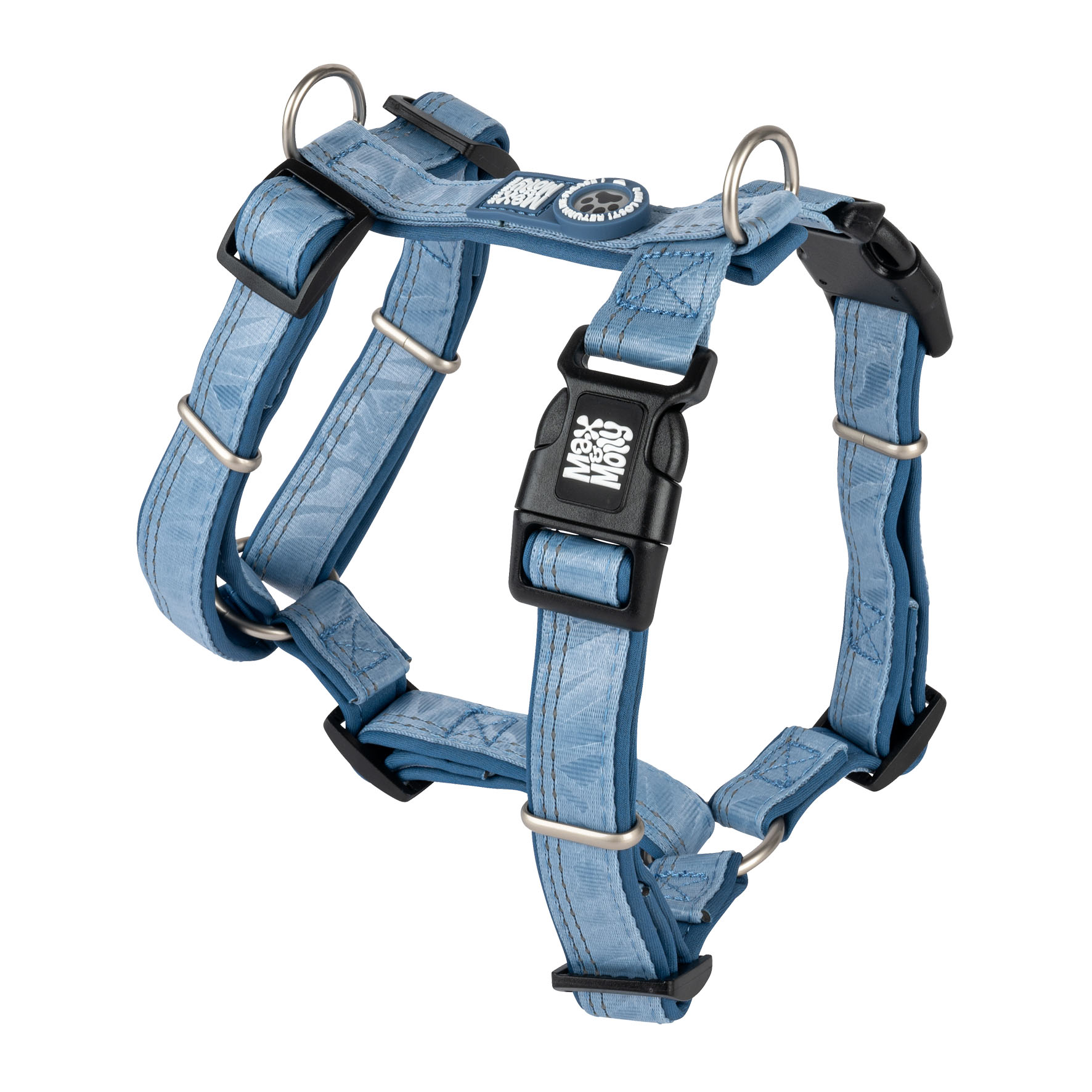 Max&Molly Comfort-H-Harness ocean blau/M, H:36-58cm/B:53-69cm