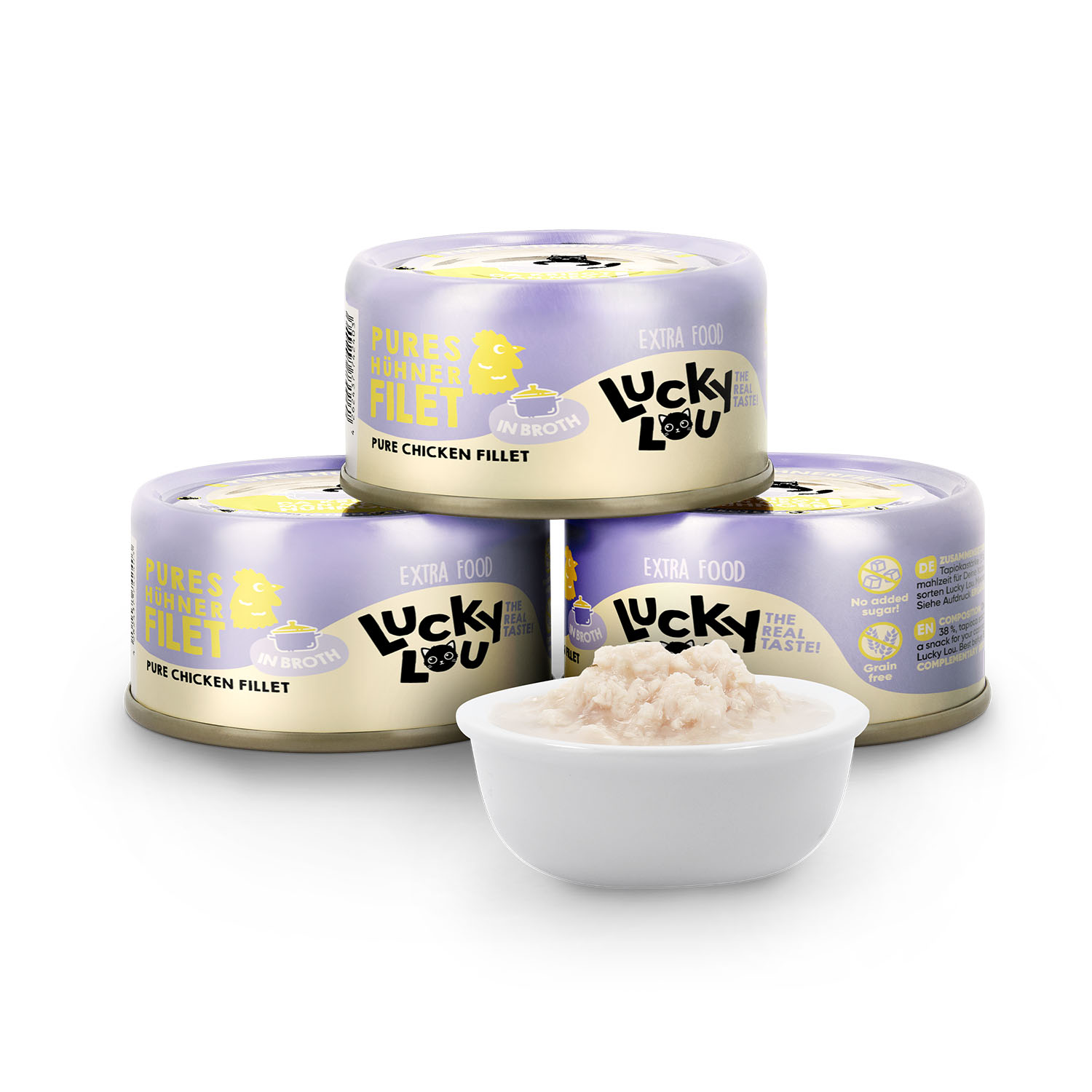 Lucky Lou Hühnerfilet in Brühe 70g