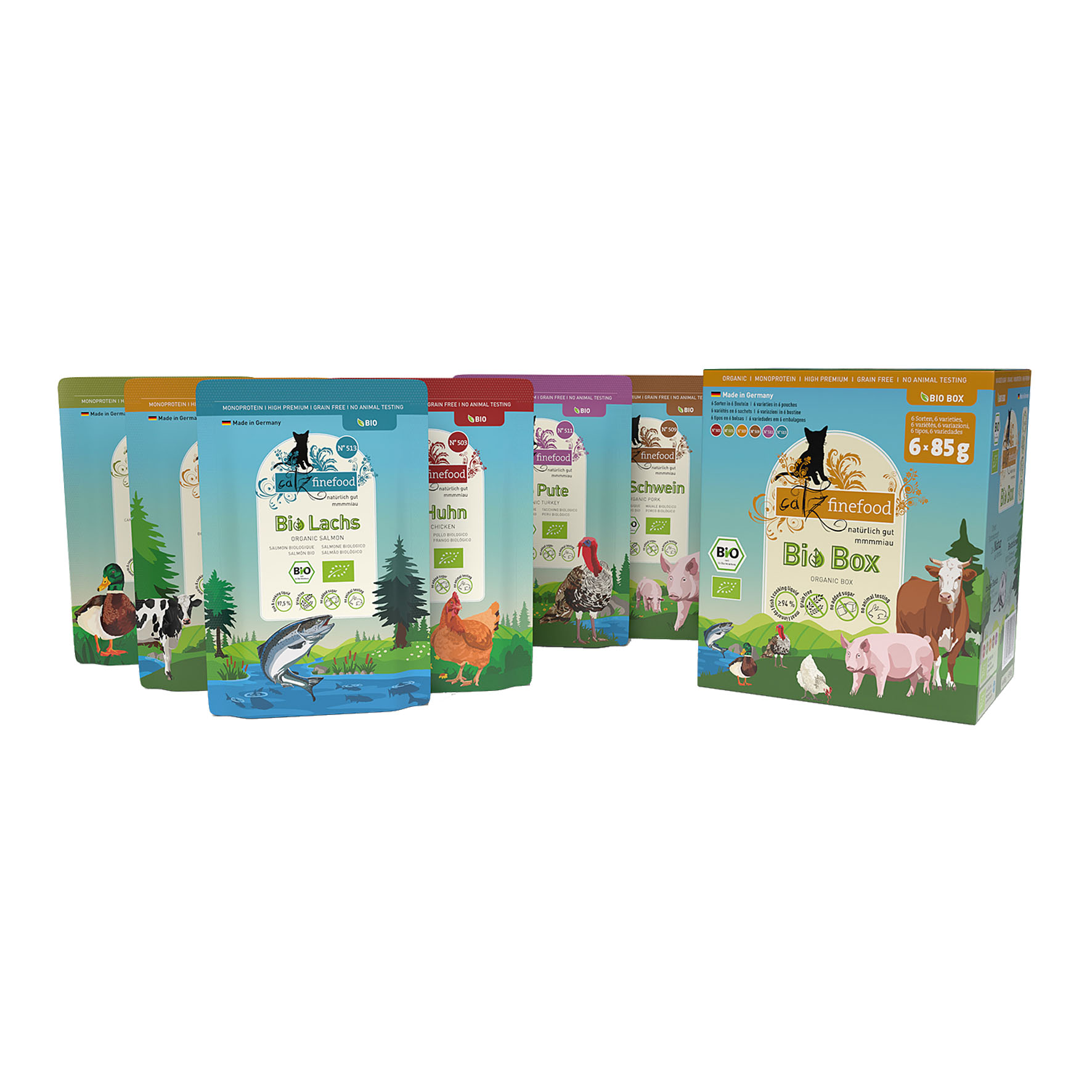 catz finefood Bio Multipaquet  no I – 6x85g