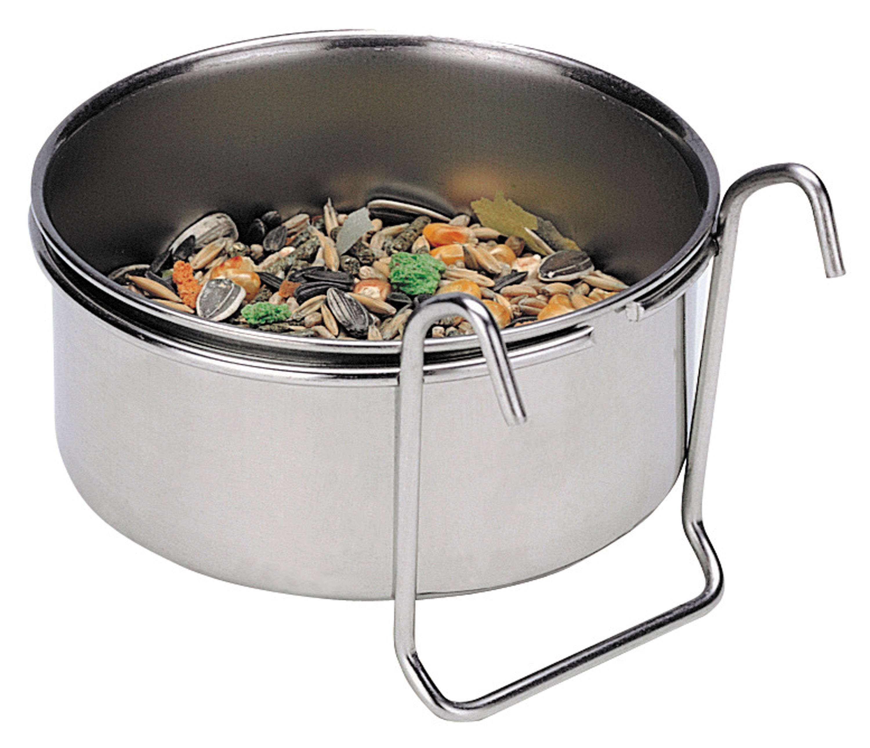 Godet en acier chromé 0.6l, Ø=9cm, h=4.5cm