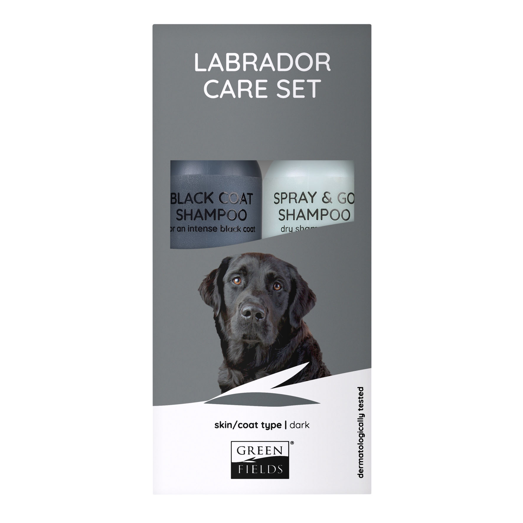 Greenfields Labrador Care Set, black 2x270ml