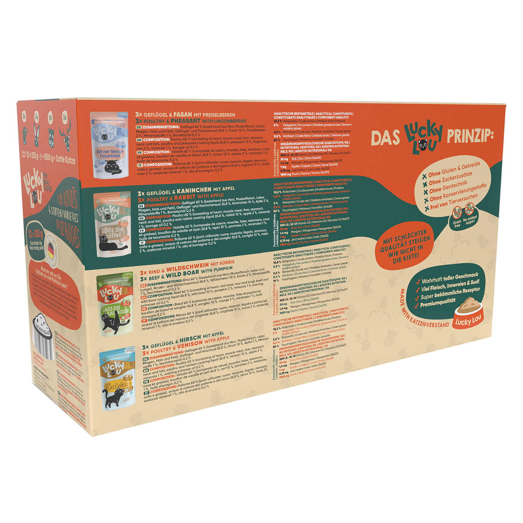 Lucky Lou Adult Wild-Mix 12x125g