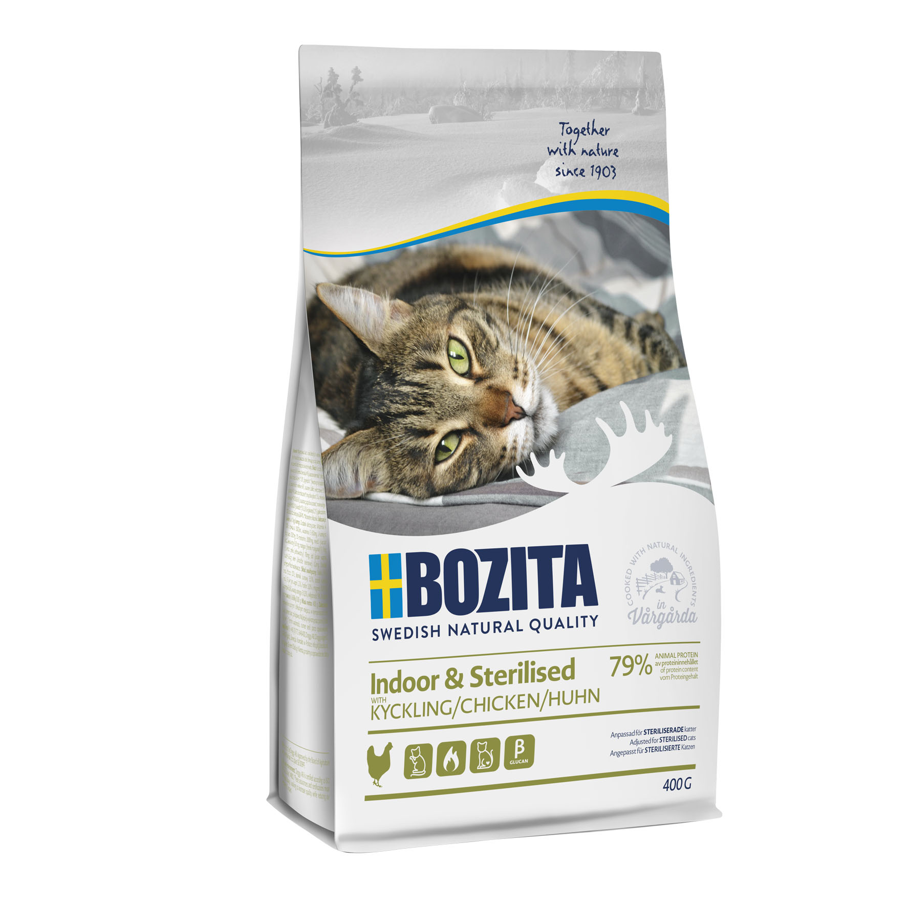 Bozita Indoor & Sterilised Chicken, 400g