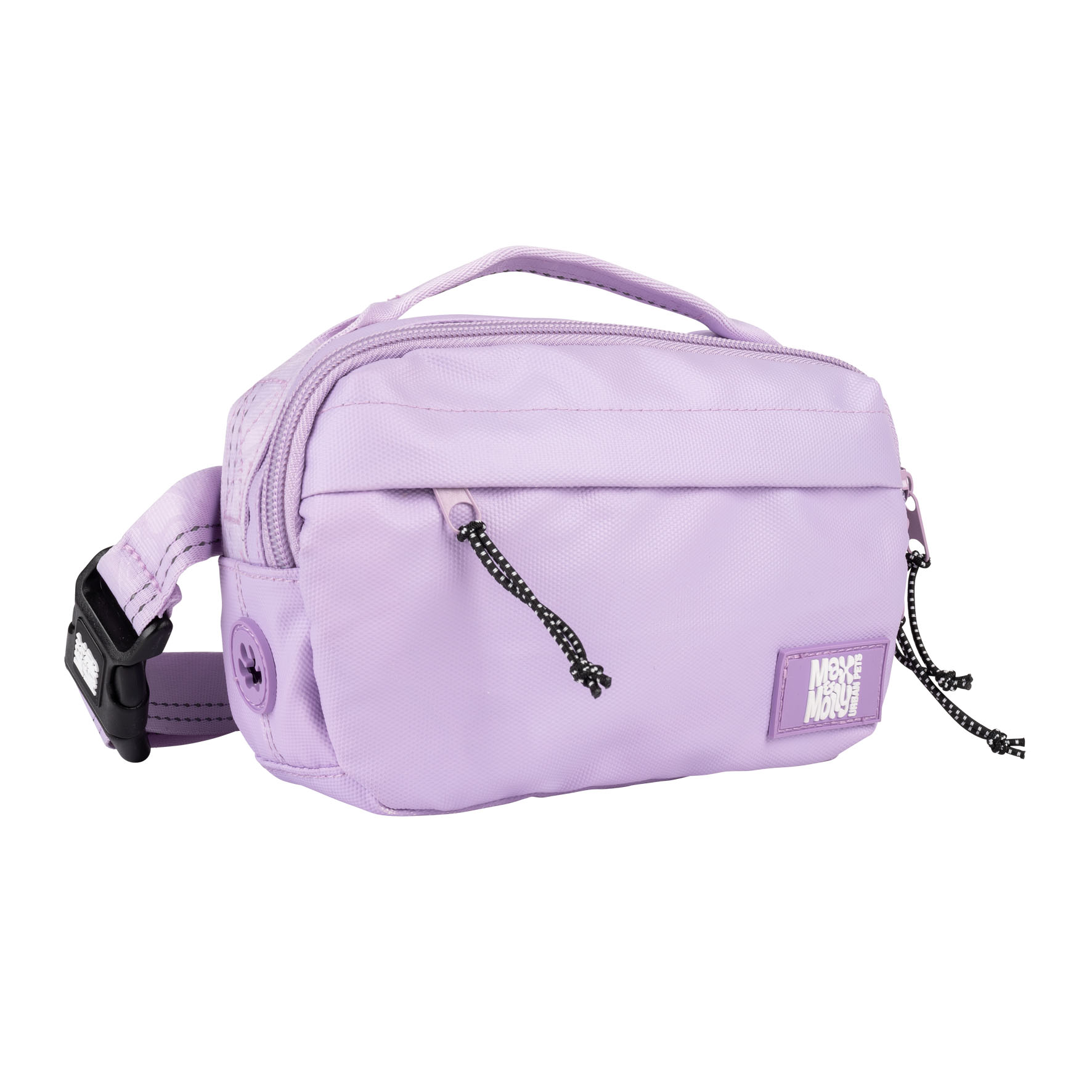 Max&Molly sac pour chien Matrix 2.0 lavande, L:18cm H:12cm L:6cm, sangle:125cm
