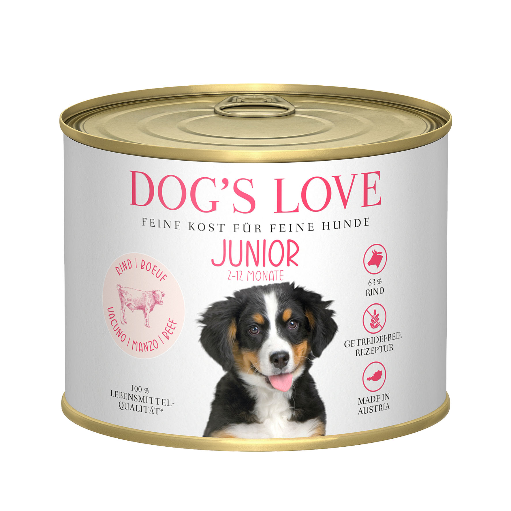 Dog‘s Love Junior Rind, Karotte & Salbei, 200g