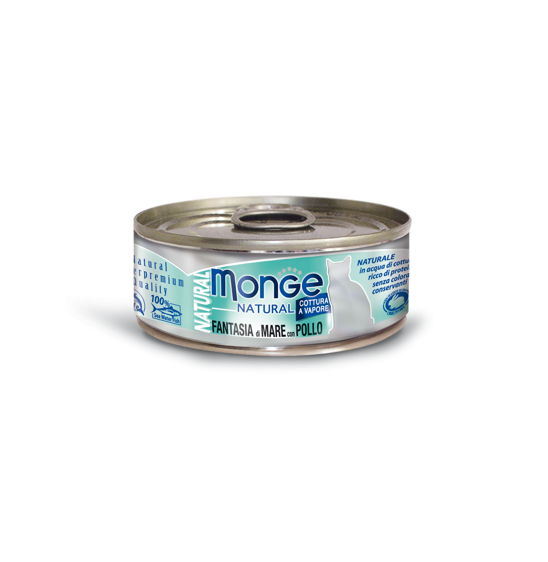 Monge Natural Cat Frutti di mare & Pollo 80g