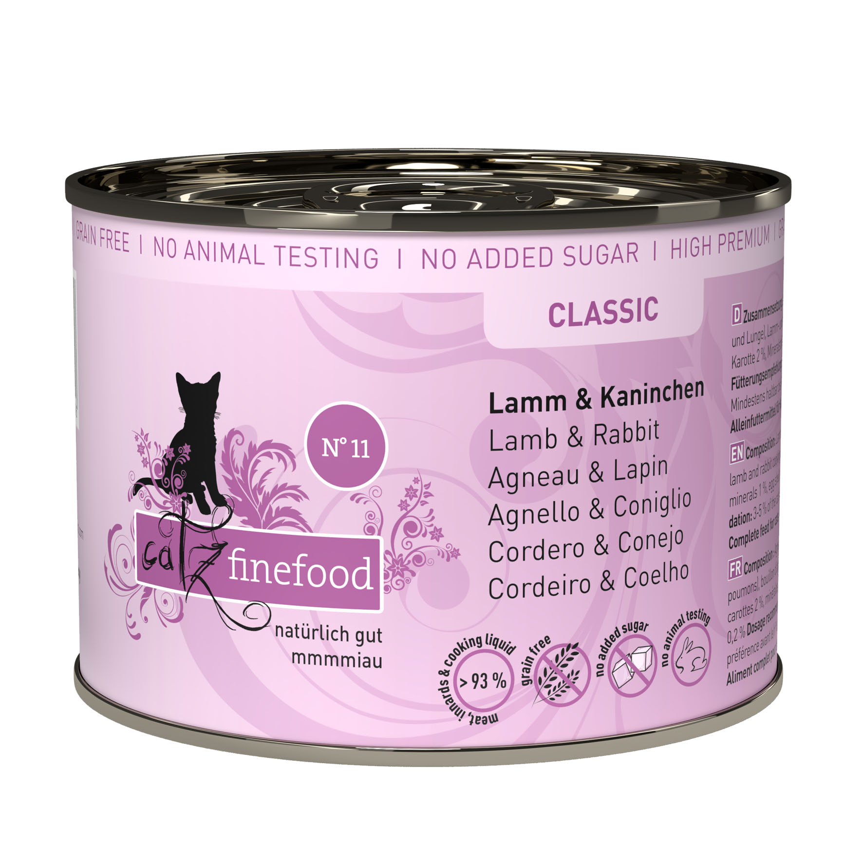 Catz Finefood No. 11 con agnello e coniglio, 200g