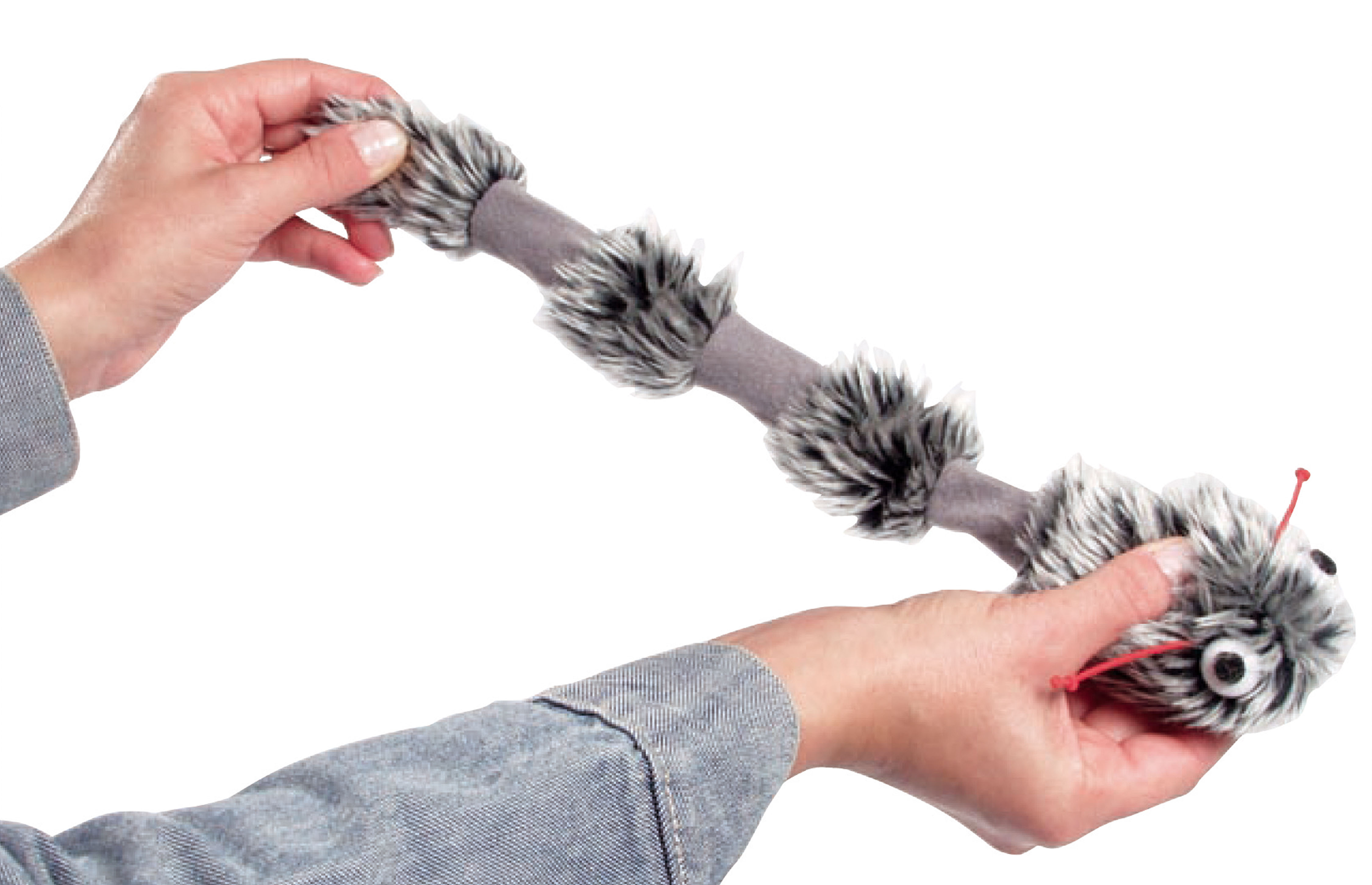 swisspet tremante giocattoli con avvolgimento manuale Zappelwurm