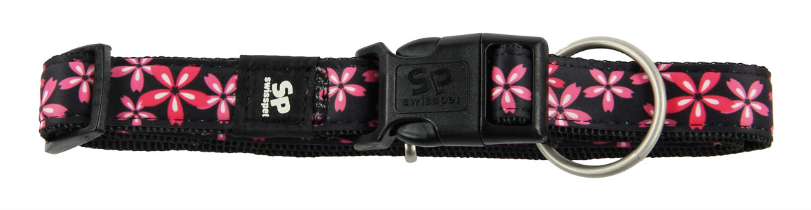 TrendLIne collier et laisse Flower, roses