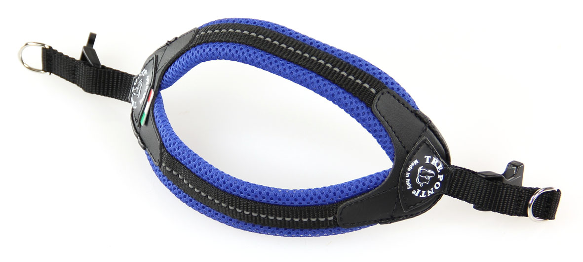 Tre Ponti Netzstoffgeschirr, blau M=34-38cm ; 5-6kg