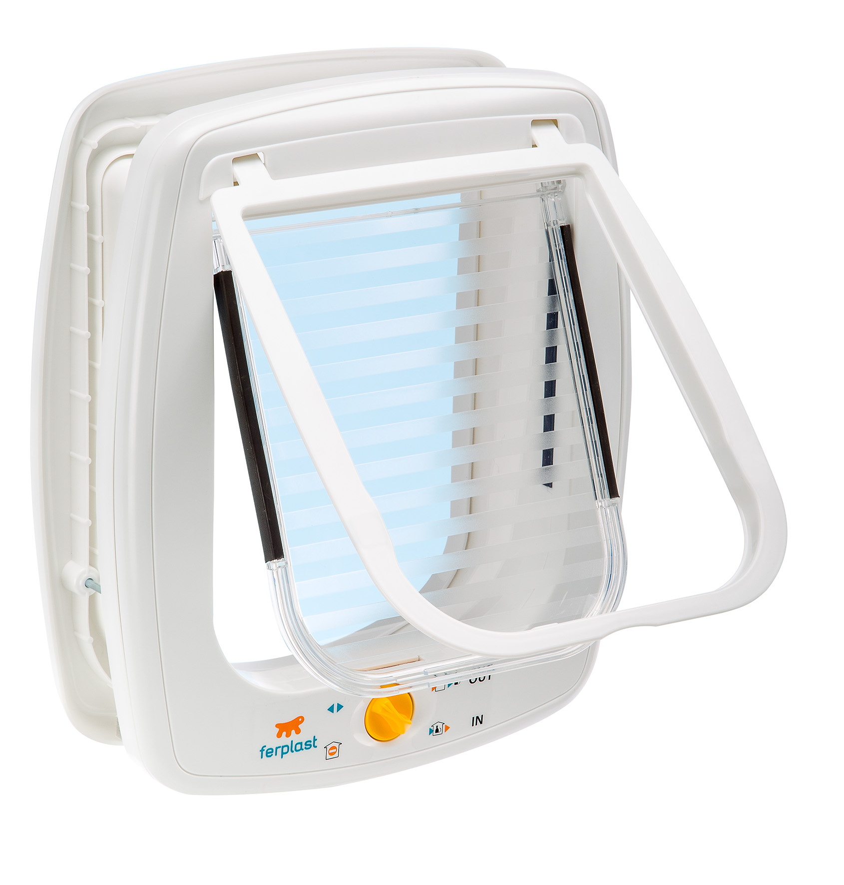 Ferplast Chatière Swing 9, à 4 positions, blanche