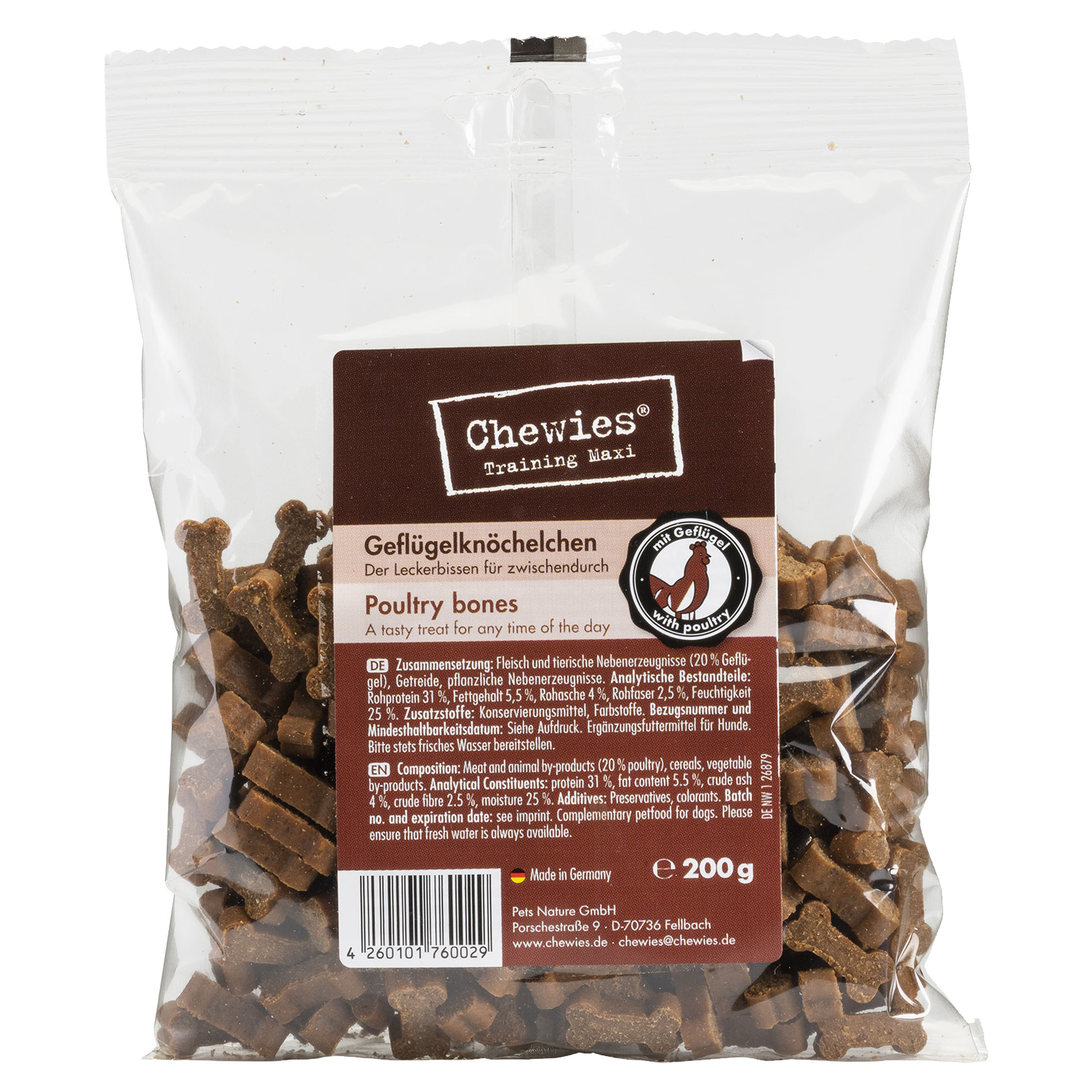 Chewies os de volaille, 200g