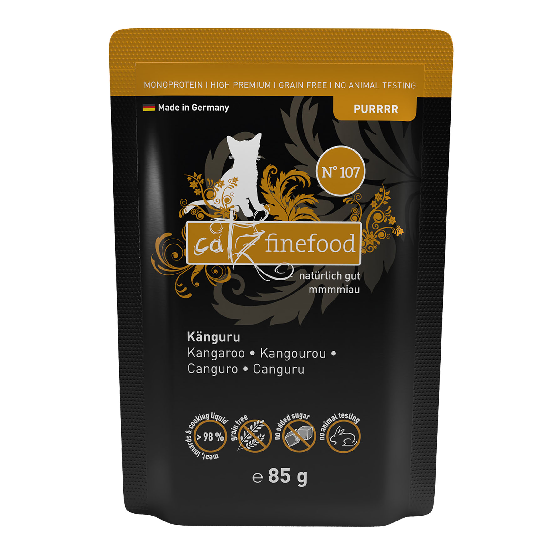 Catz Finefood Purrrr No. 107 mit Känguru, 85g