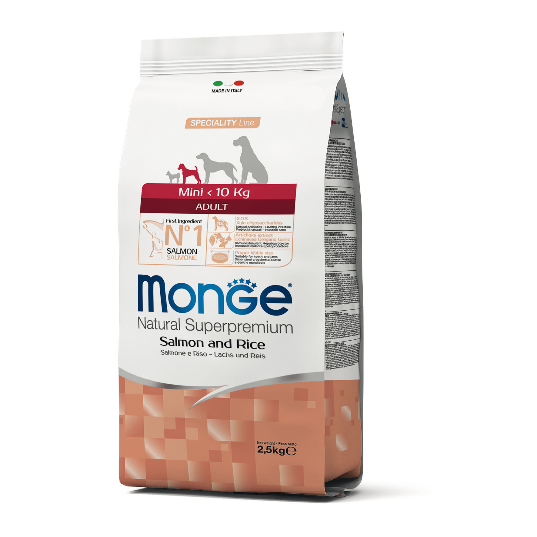 Monge Dog Adult Mini Salmon 7,5kg