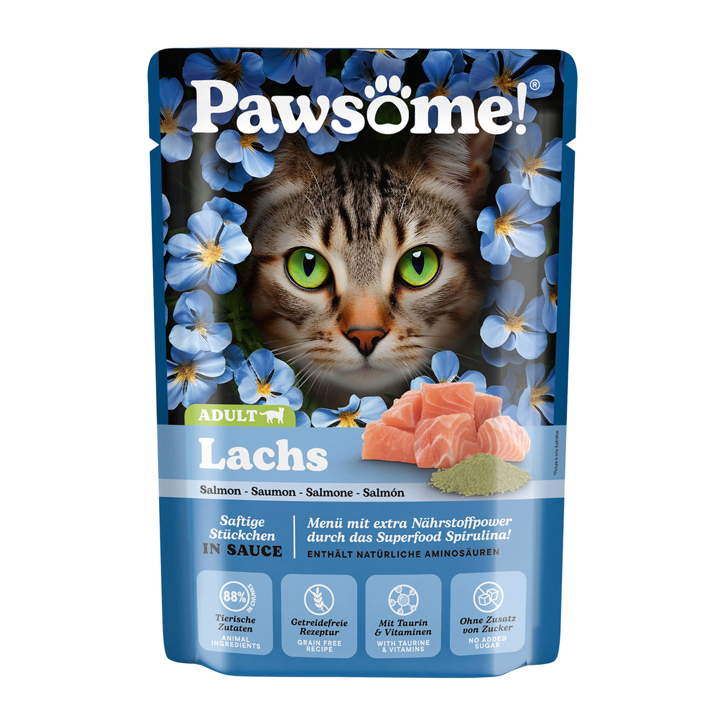 Pawsome Adult Lachs 85g