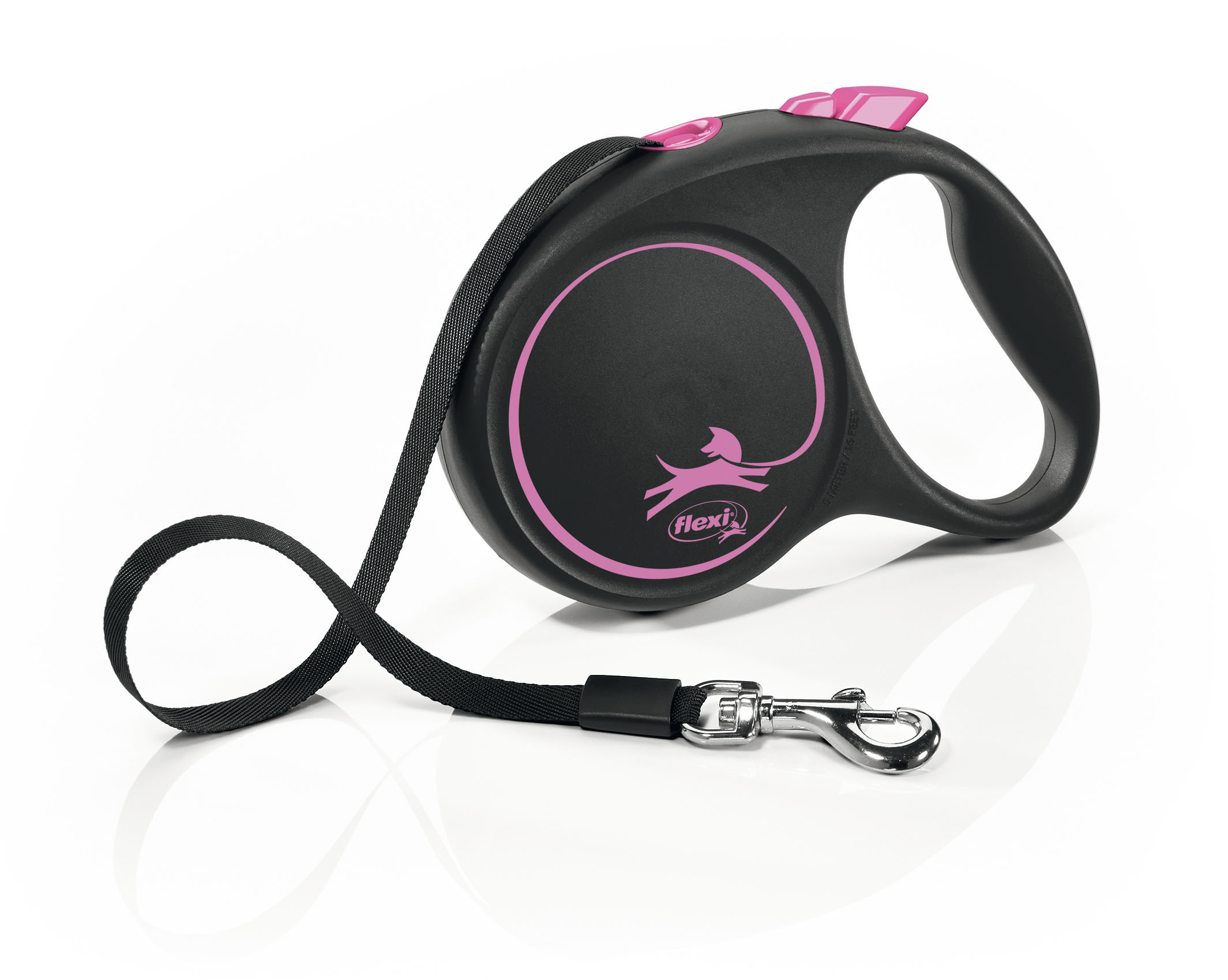 Flexi Black Design, Seil, pink, Grösse XS 