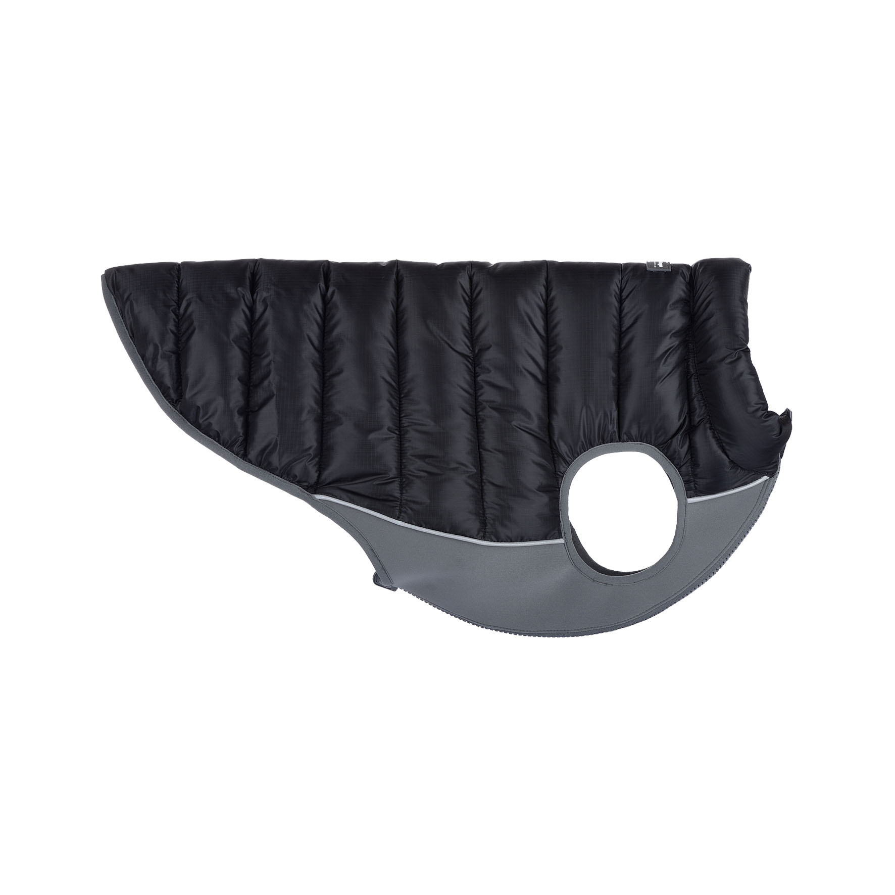 RedDingo Pufferjacke Schwarz/Grau 65cm