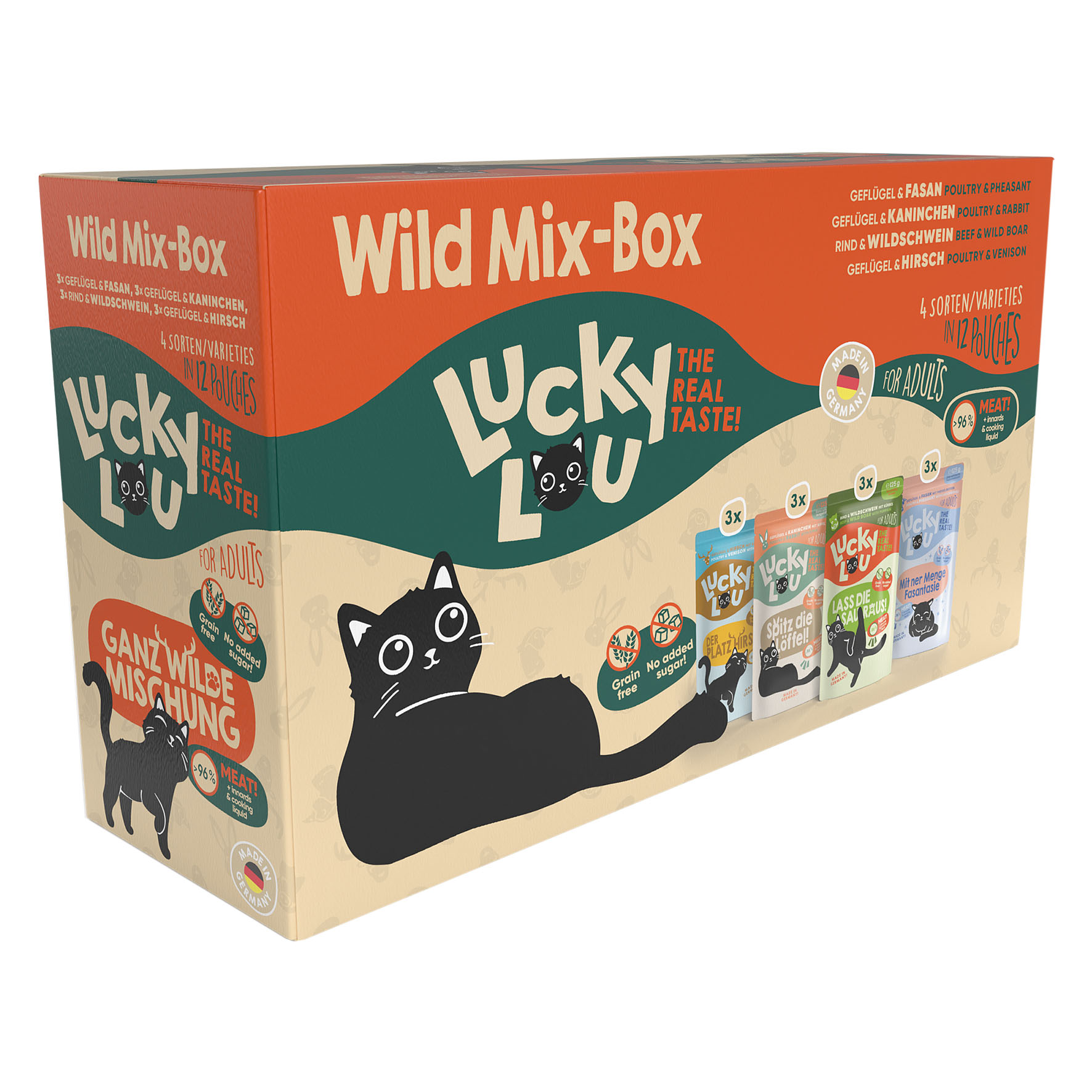 Lucky Lou Adult Wild-Mix 12x125g