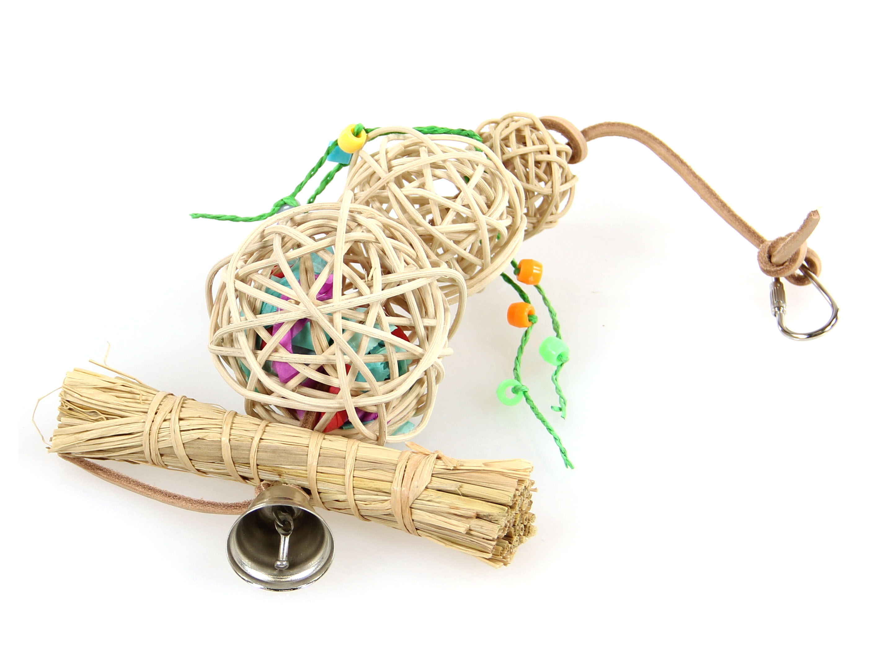 swisspet Vogelspielzeug mit Bällen und Glöckchen